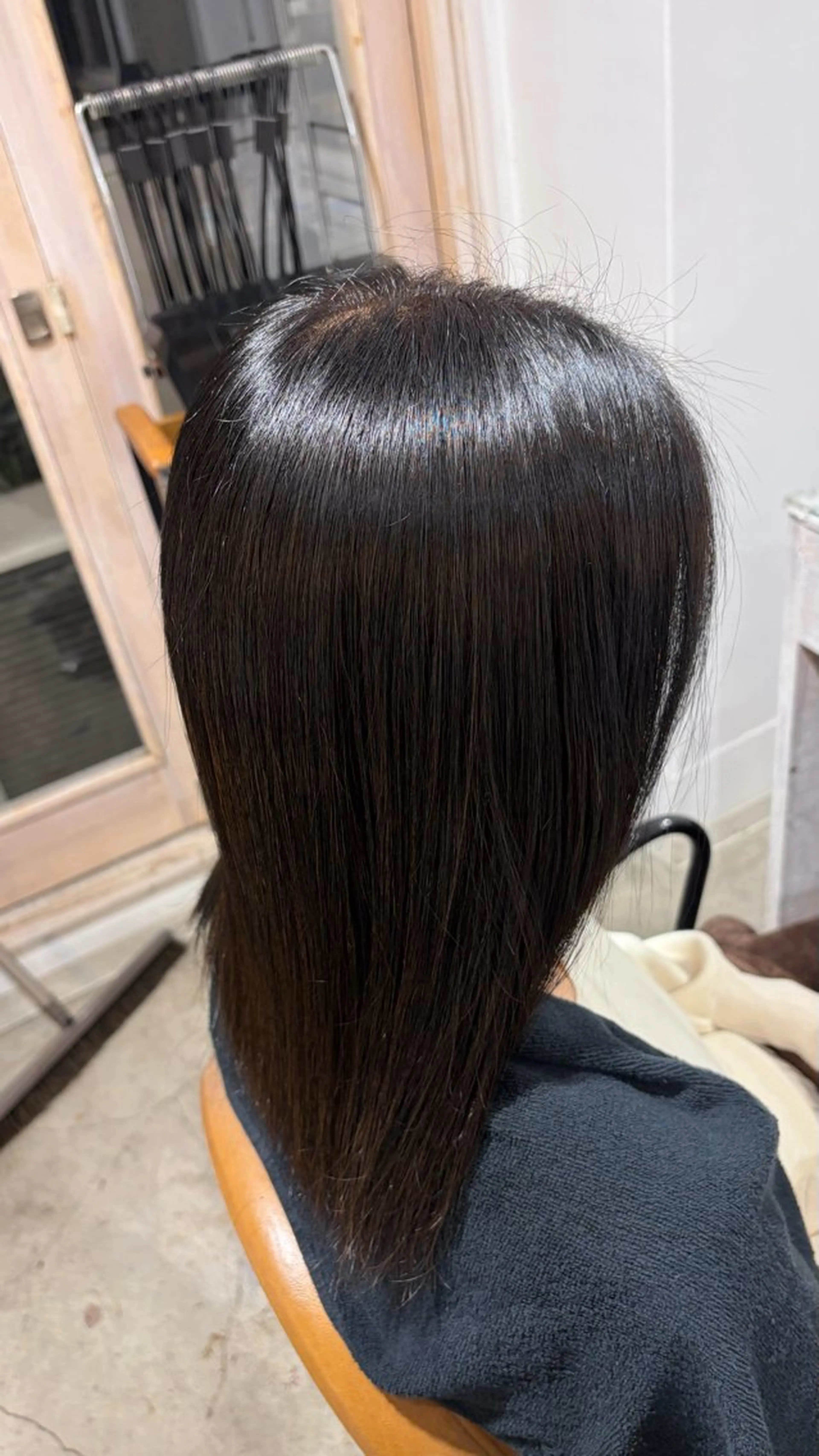 セミロング カラー ヘアカラー 菅野 由莉菜のヘアスタイル