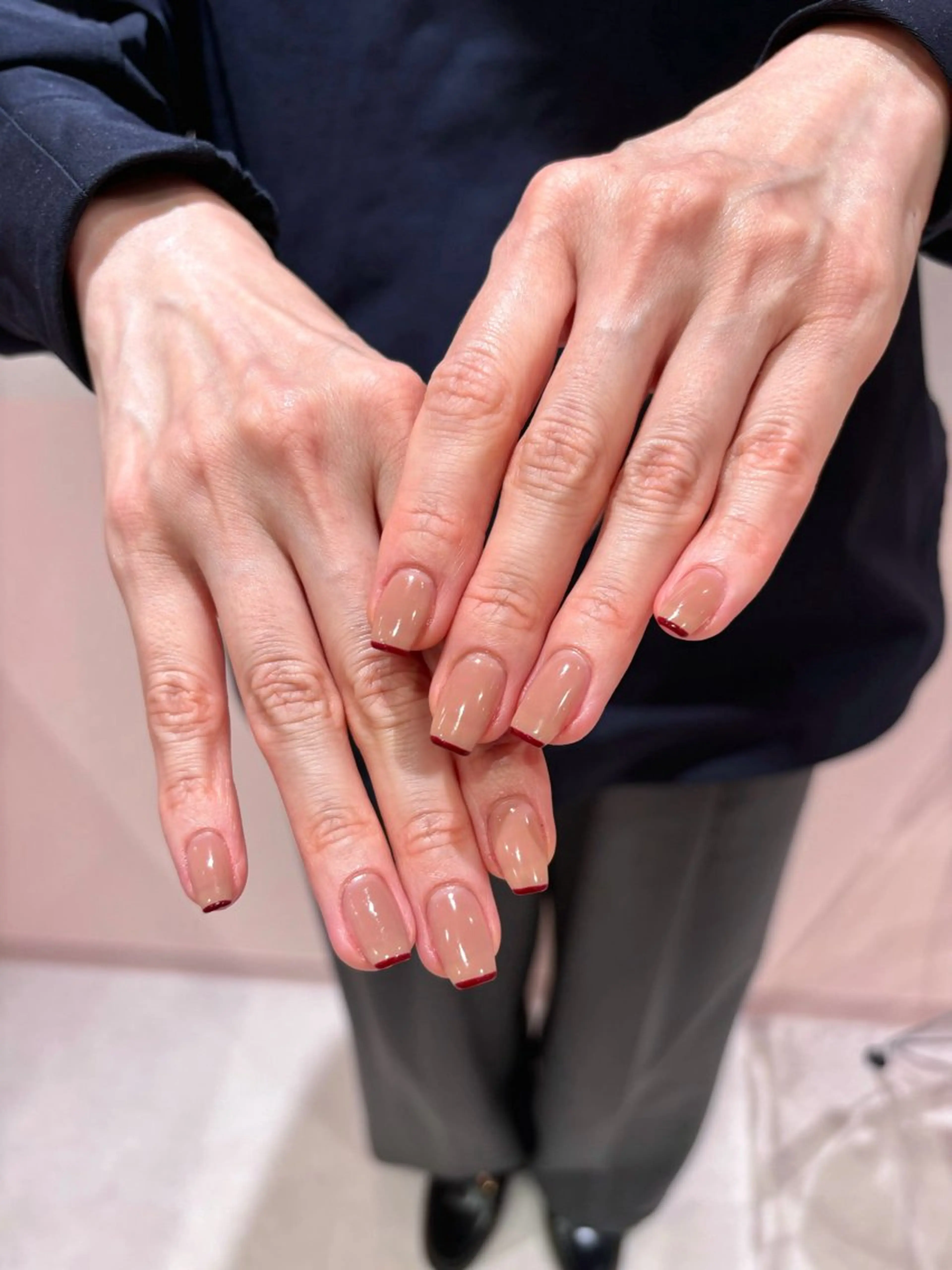 ネイル ボルドー ブラウン LUCY心斎橋所属・LUCY心斎橋/ 💍Saki💍のネイルデザイン