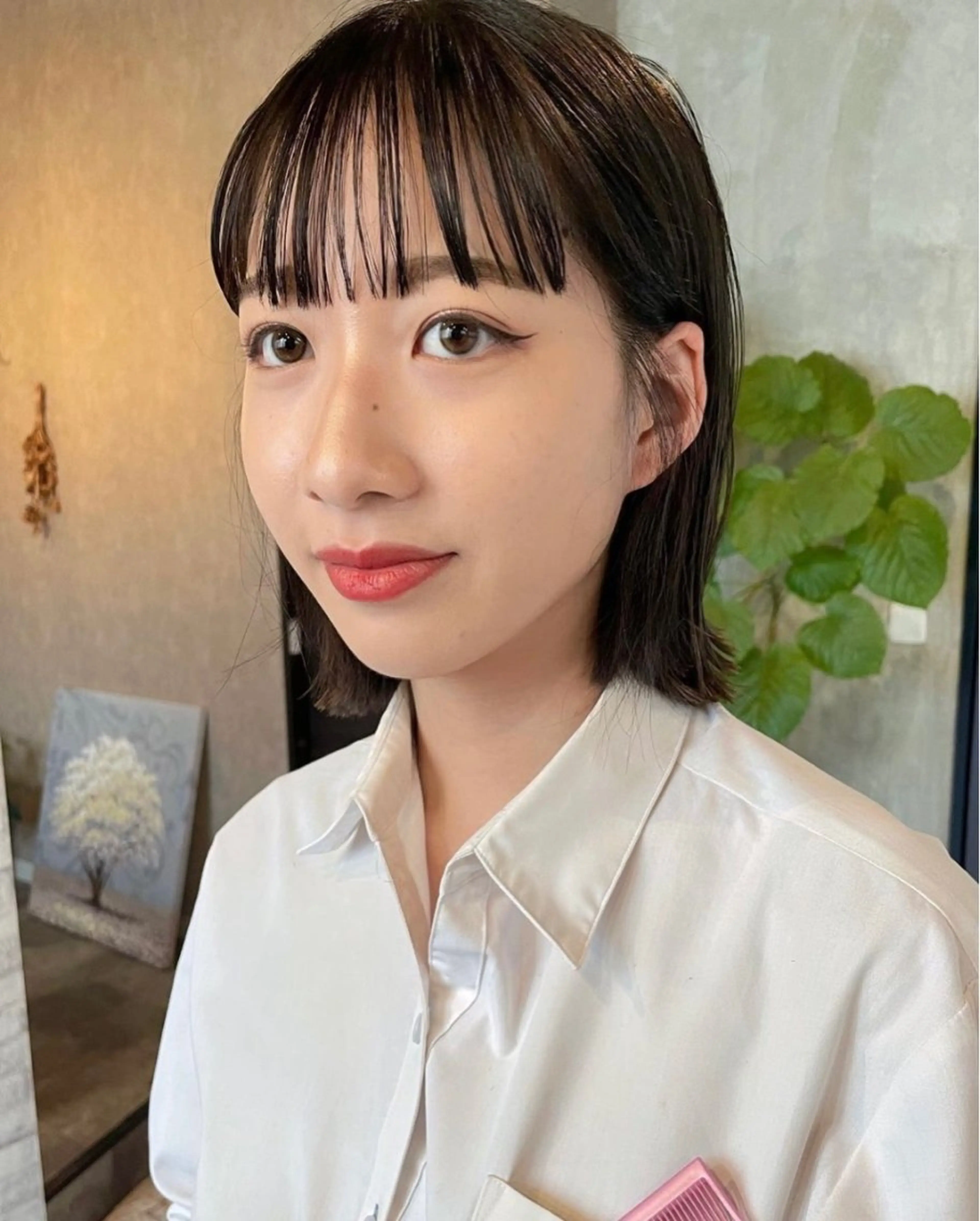 ミディアム risako🇰🇷 韓国ヘア/レイヤーのヘアスタイル