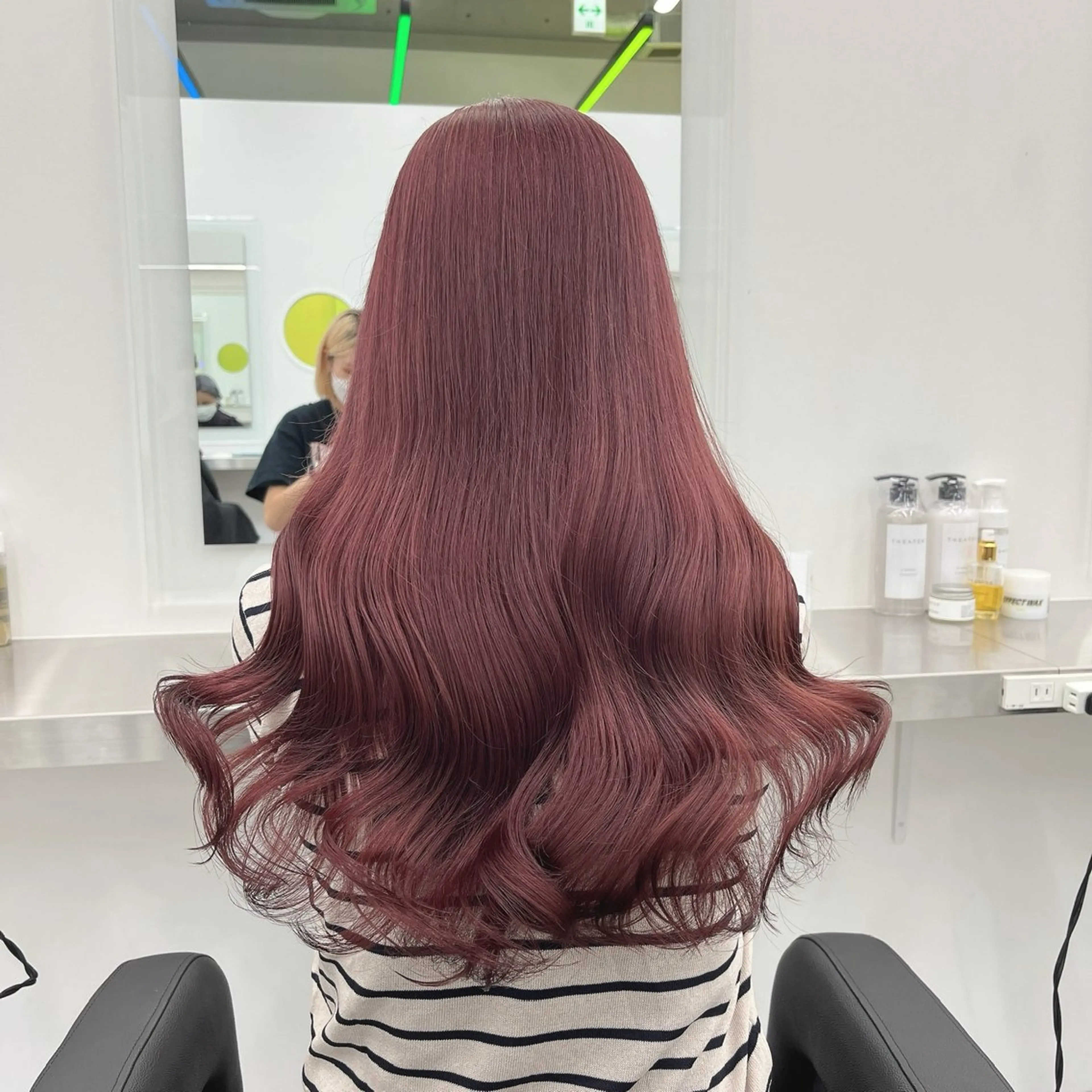 ロング カラー ヘアアレンジ ヘアカラー ヘアセット 🫧‪🎀うる艶暖色 🏹Nanako🎀のヘアスタイル