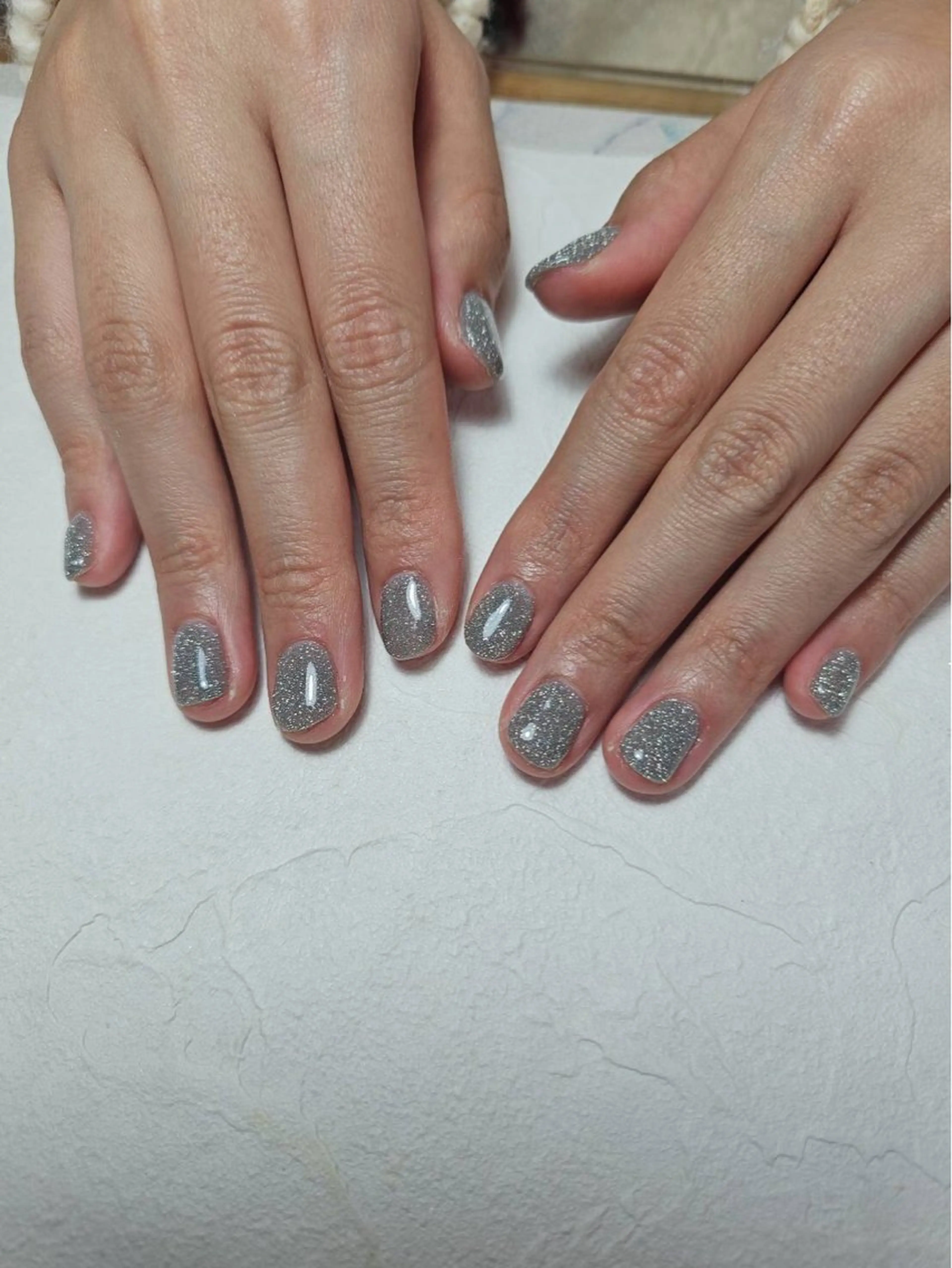 ネイル オーロラネイル フラッシュネイル フットネイル フレンチネイル ジェルネイル mogunail &blowのネイルデザイン