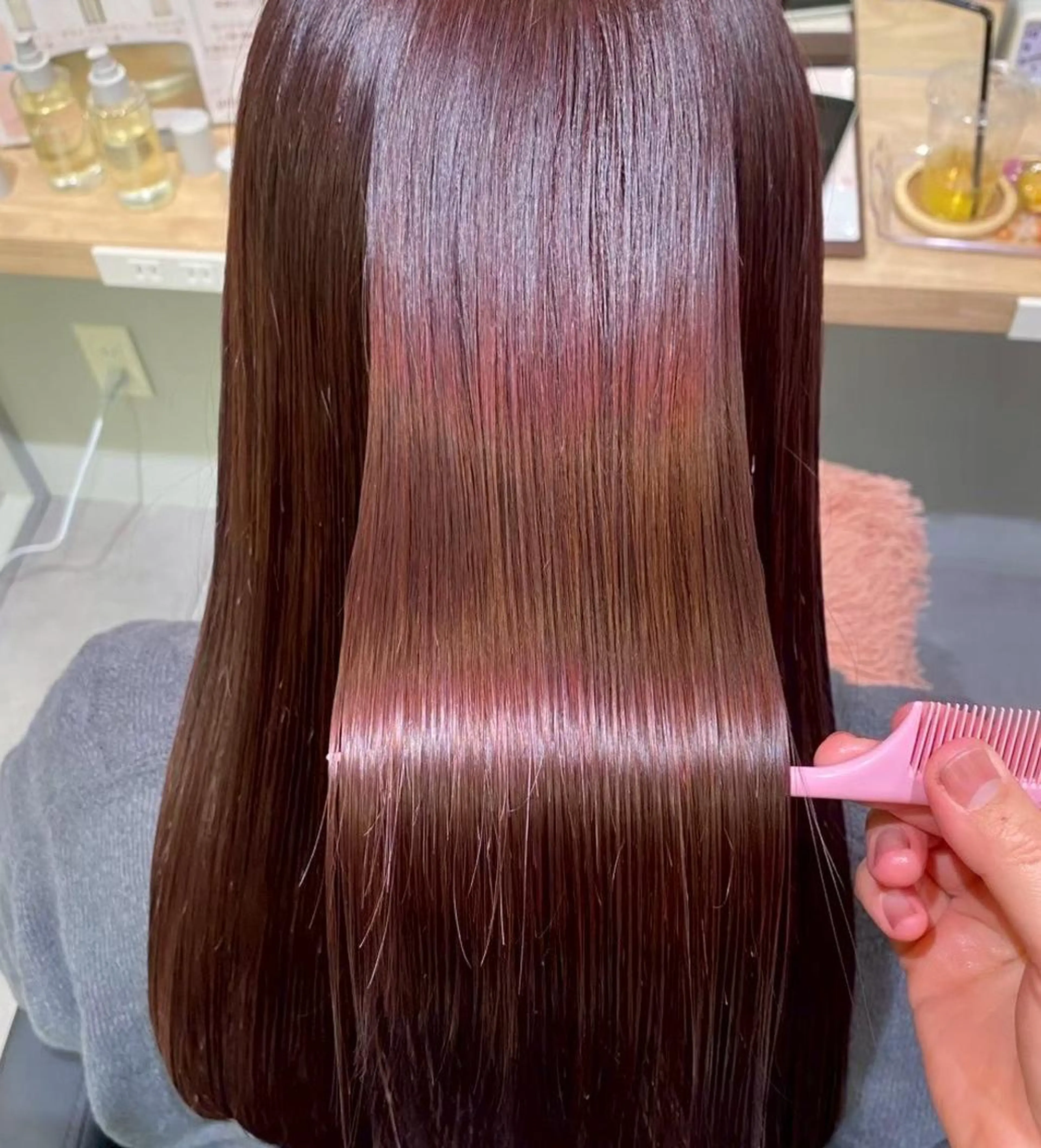 ロング カラー 中韓🇨🇳🇰🇷 トレンド&髪質改善のヘアスタイル