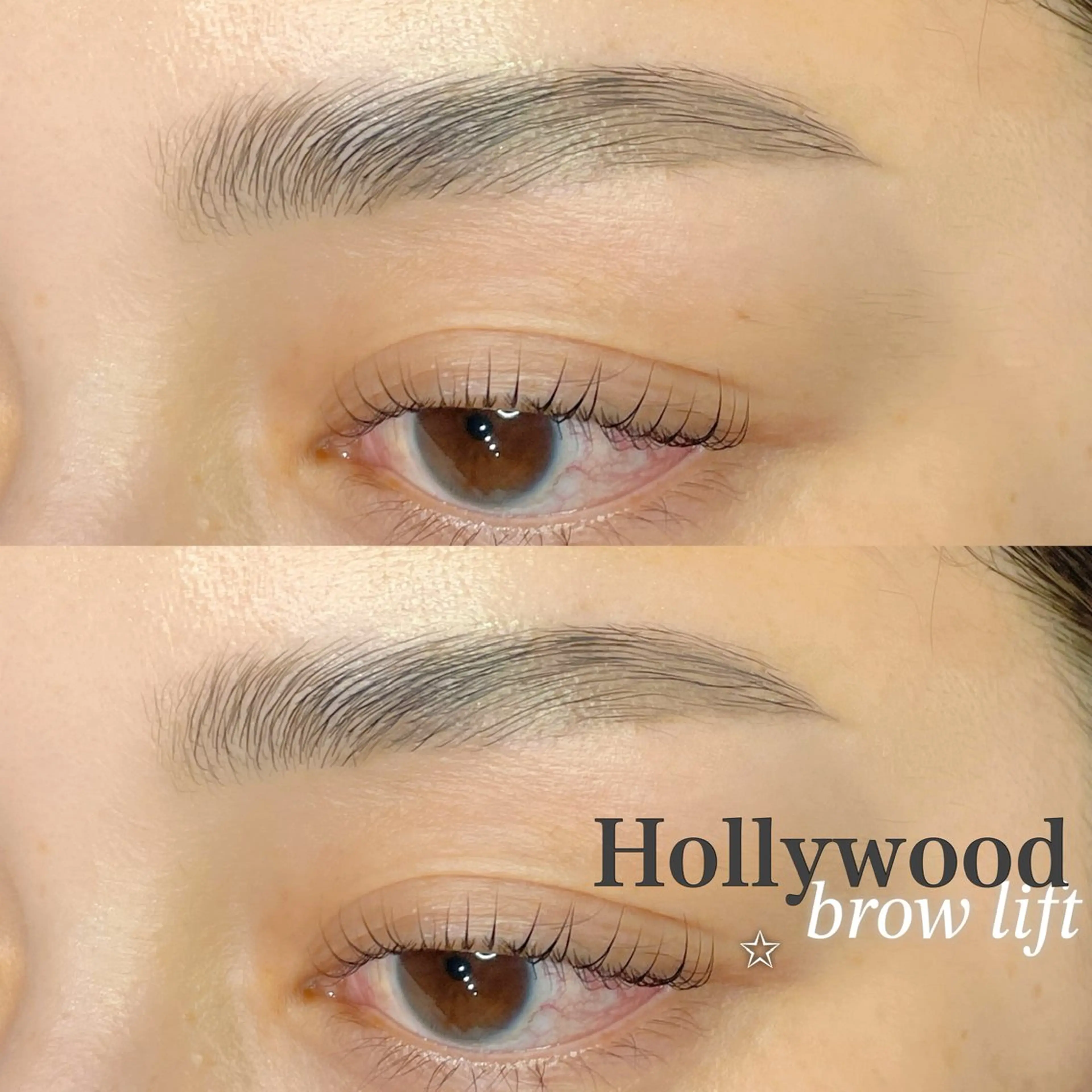 【ご新規様1000円OFF!】💿ハリウッドブロウリフト+眉ワックスの写真