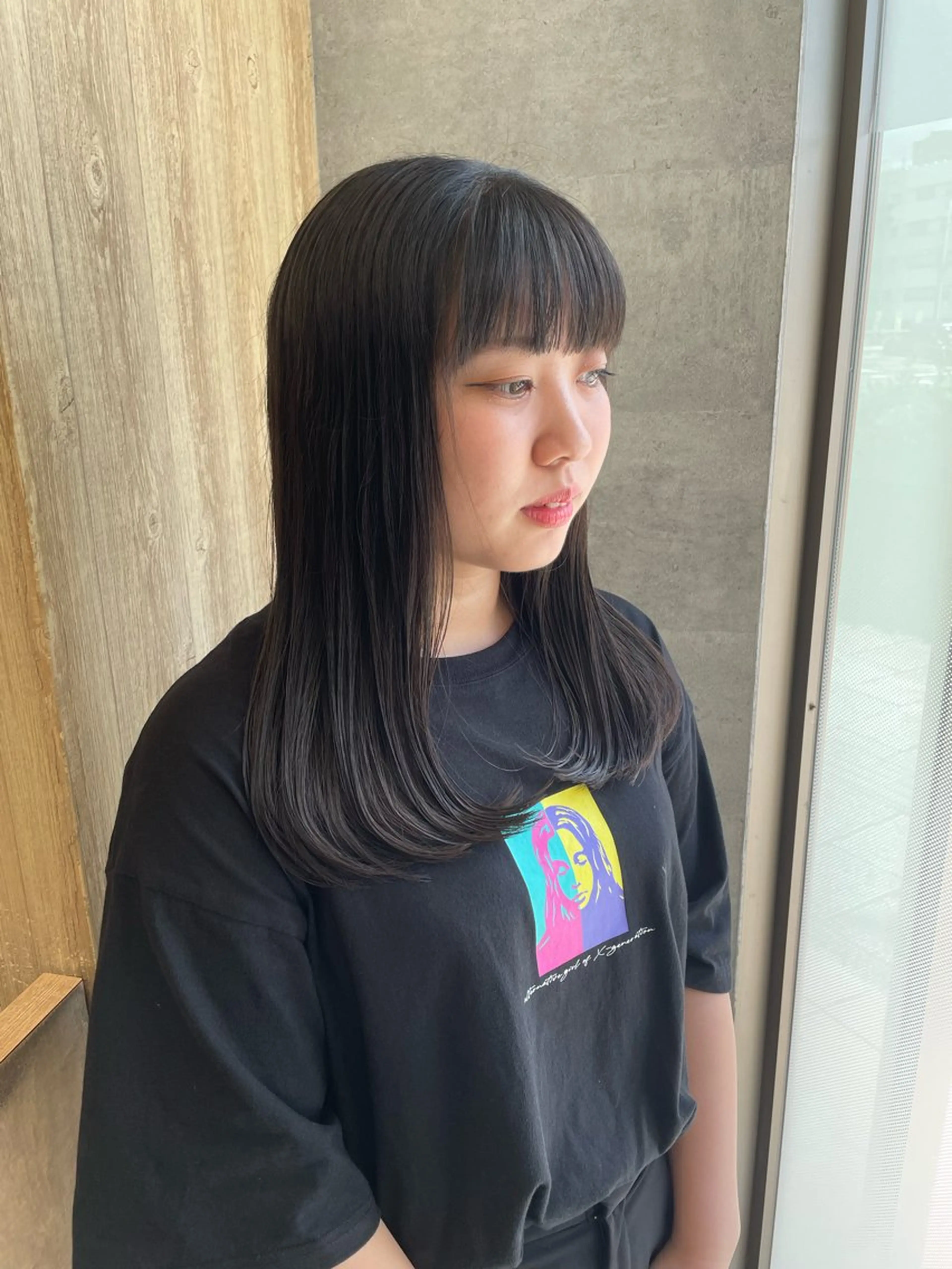 ミディアム カット 迫 京都のヘアスタイル