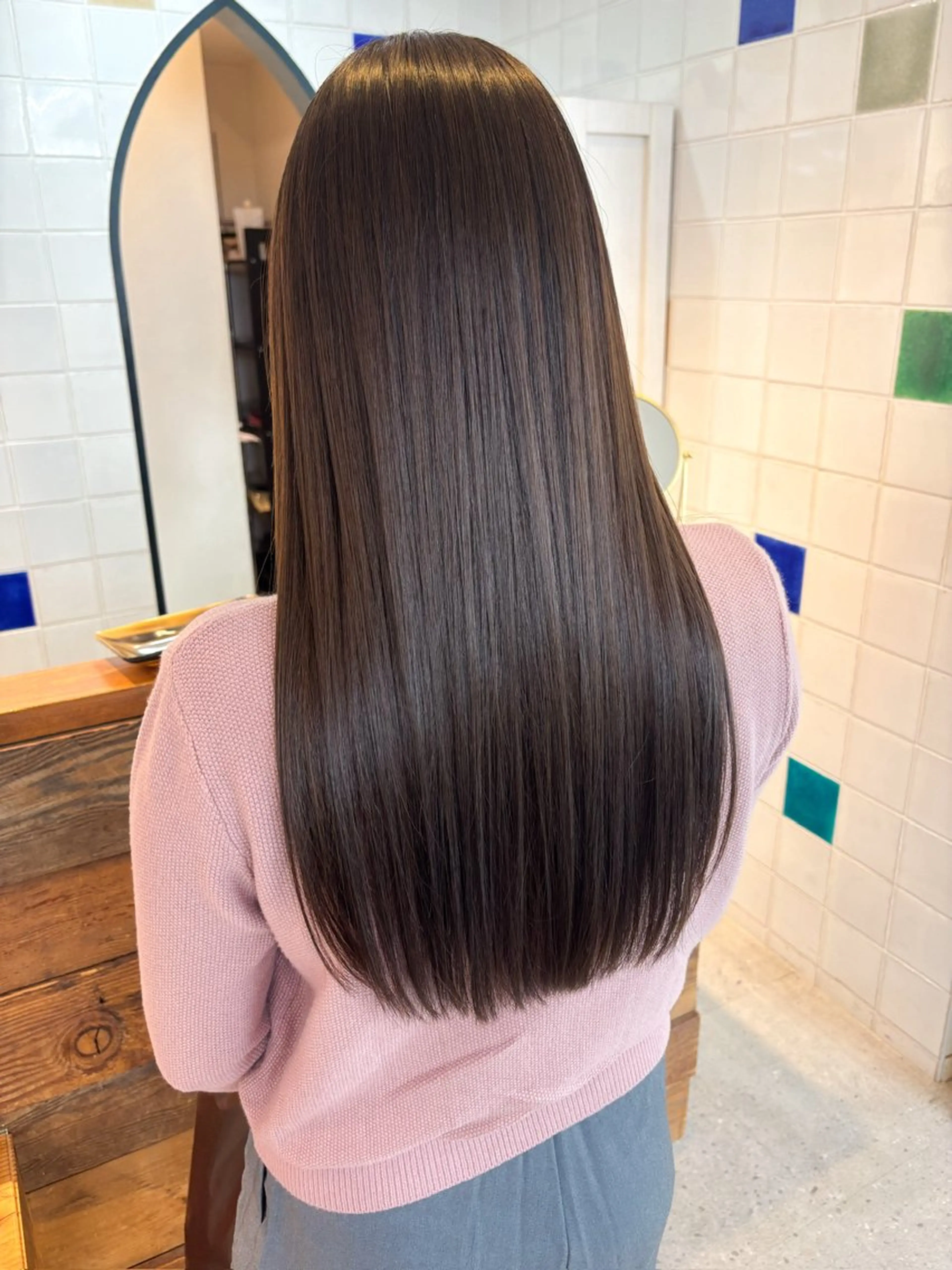 ロング カット 縮毛矯正 [仙台髪質改善]小原 弘之のヘアスタイル