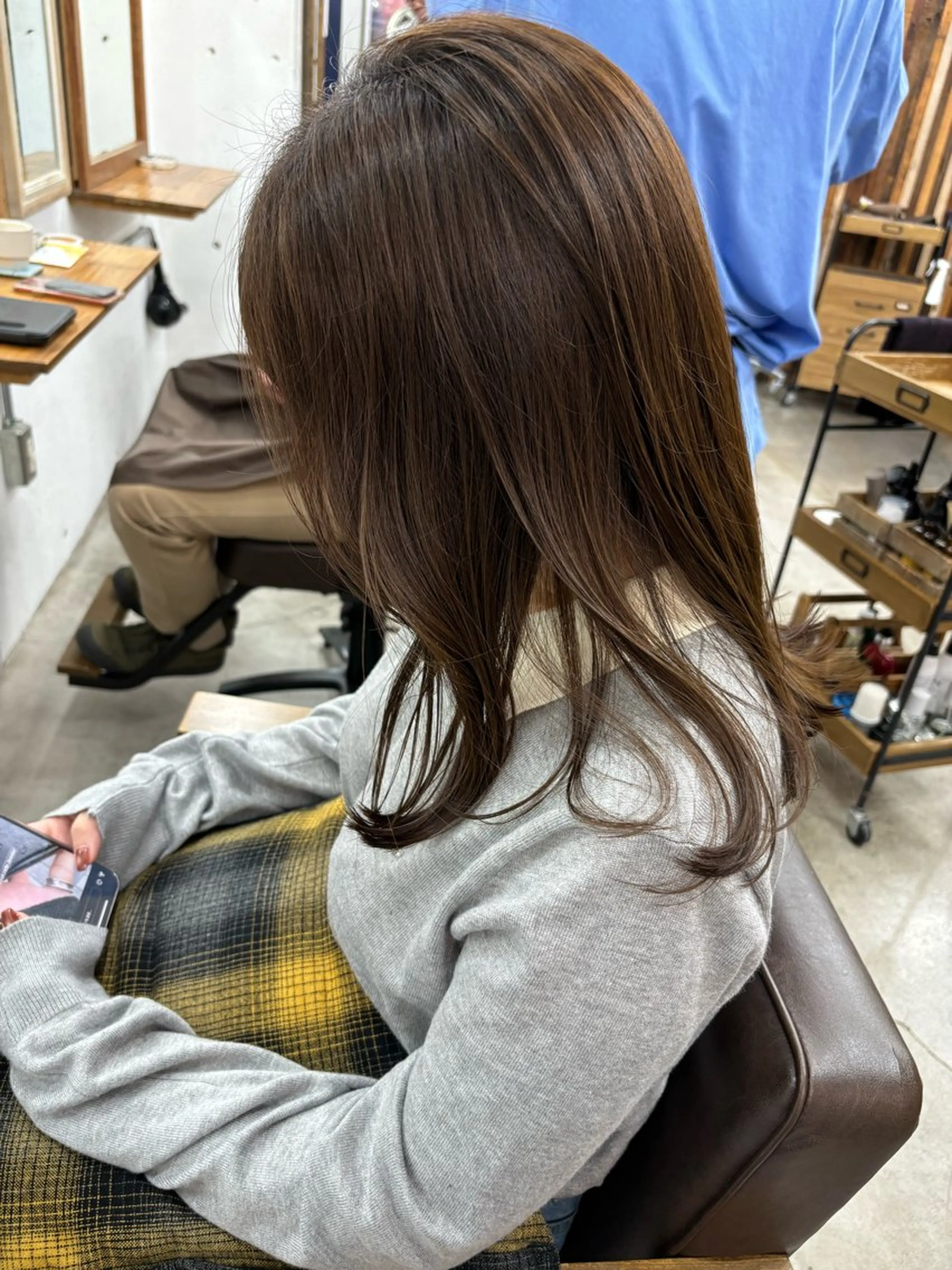 セミロング カラー トリートメント カット ヘアカラー トリートメント ayano🫧 《CIEN》のヘアスタイル