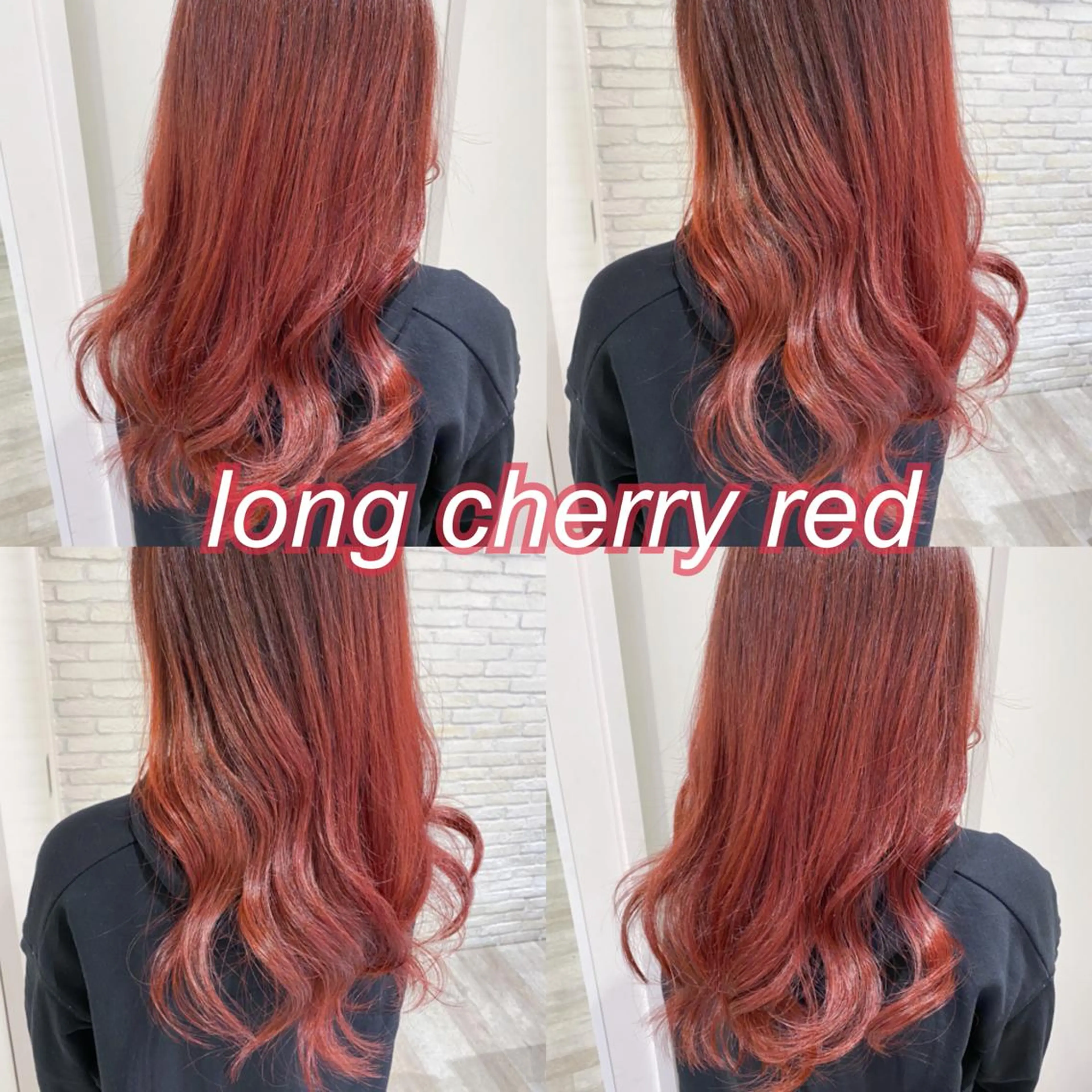 ロング カラー ダブルカラー ピンクカラー ヘアカラー トリートメント 横浜🍒ルーツカラー エクステ／RIEのヘアスタイル