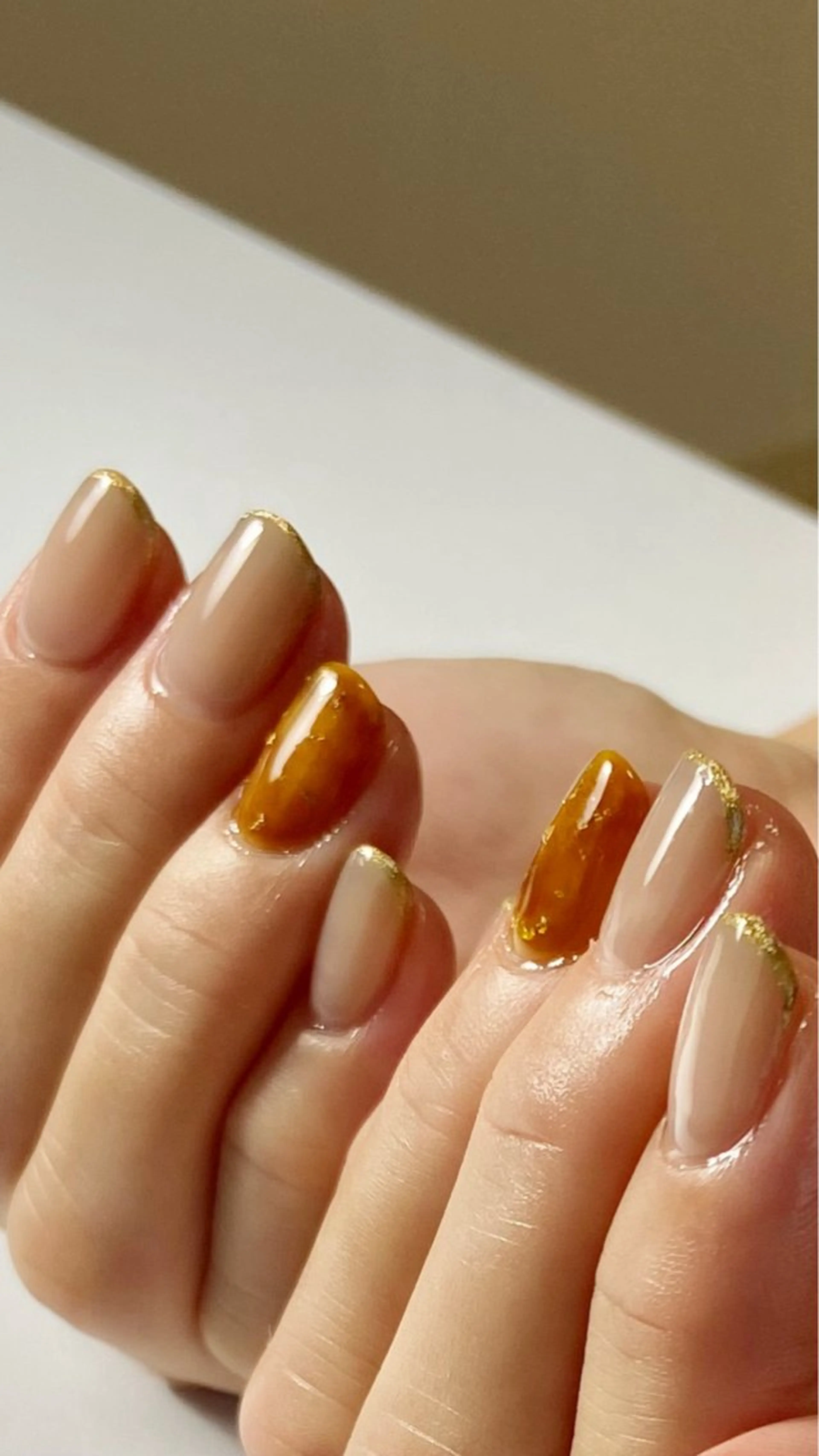 ネイル アートネイル ラメ(グリッター) - dearnail -のネイルデザイン