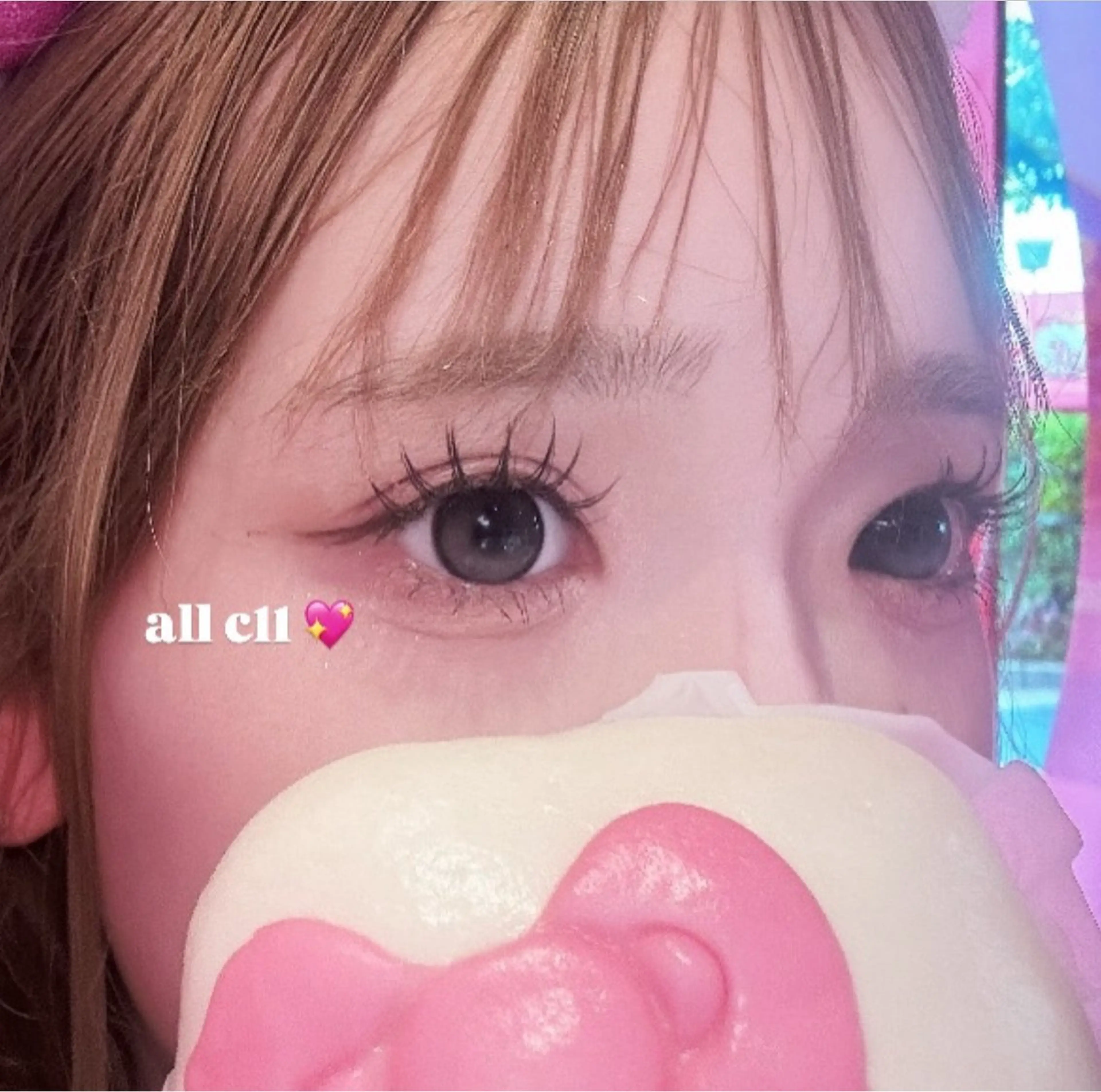 【マツエク】💖韓国風束感💖フラットラッシュ上100本+まつげケアトリートメント付🪄︎︎◝✩の写真