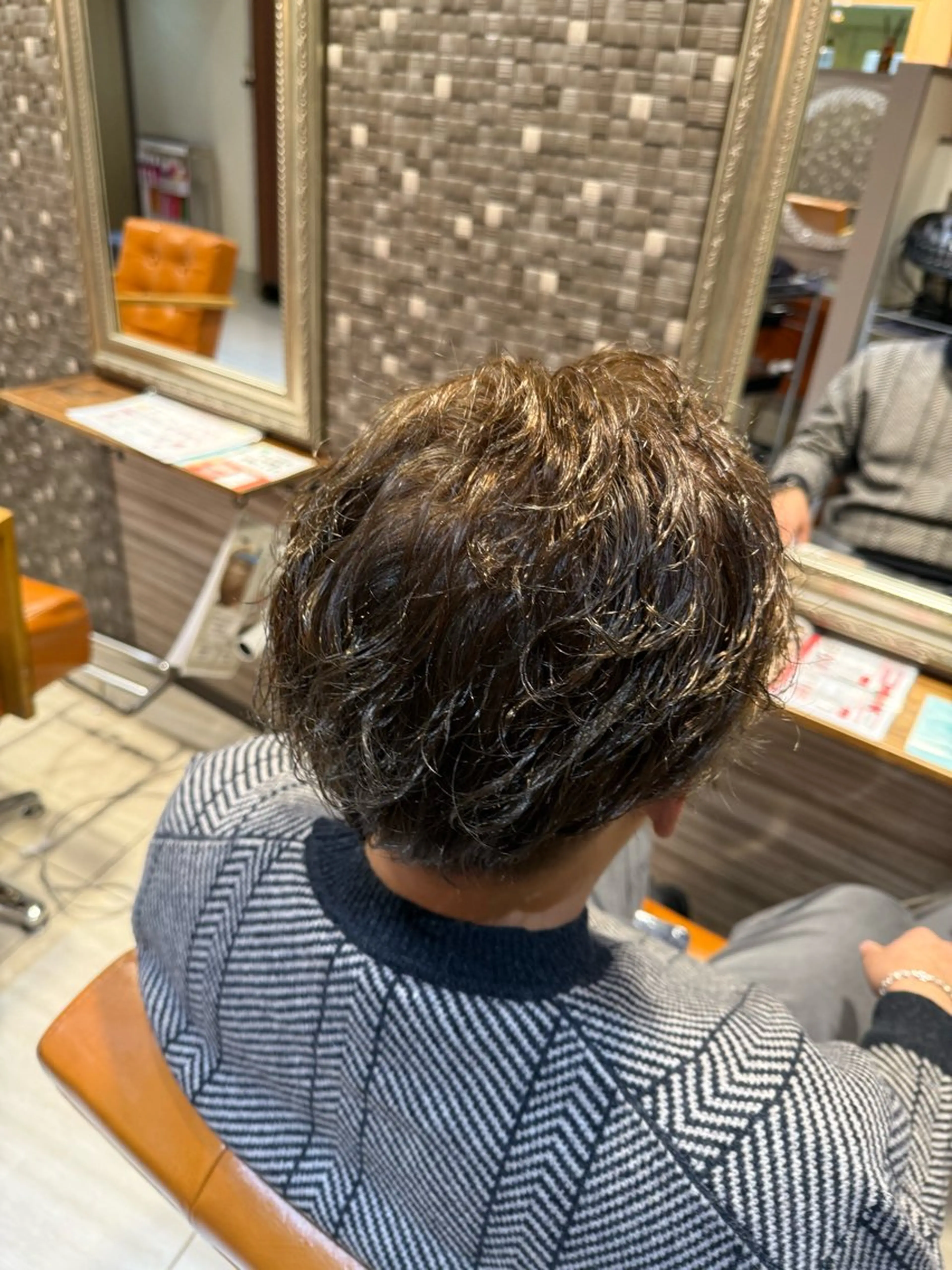 カラー パーマ メンズ カット ヘアカラー パーマ 🫧艶髪職人/相模 大野/新井公輔🫧のヘアスタイル