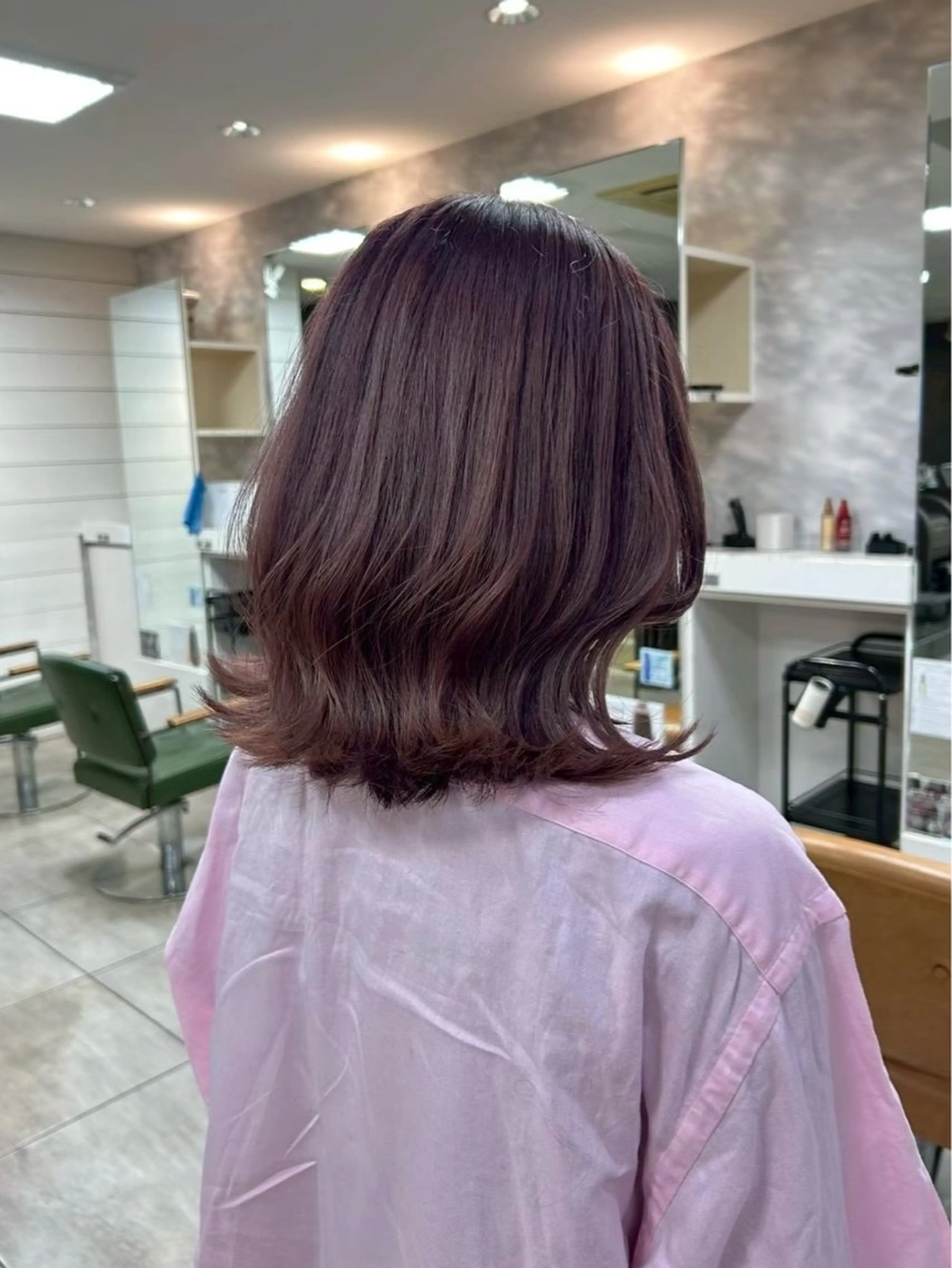 カラー ハイトーンカラー✨ 慶田玲和のヘアスタイル