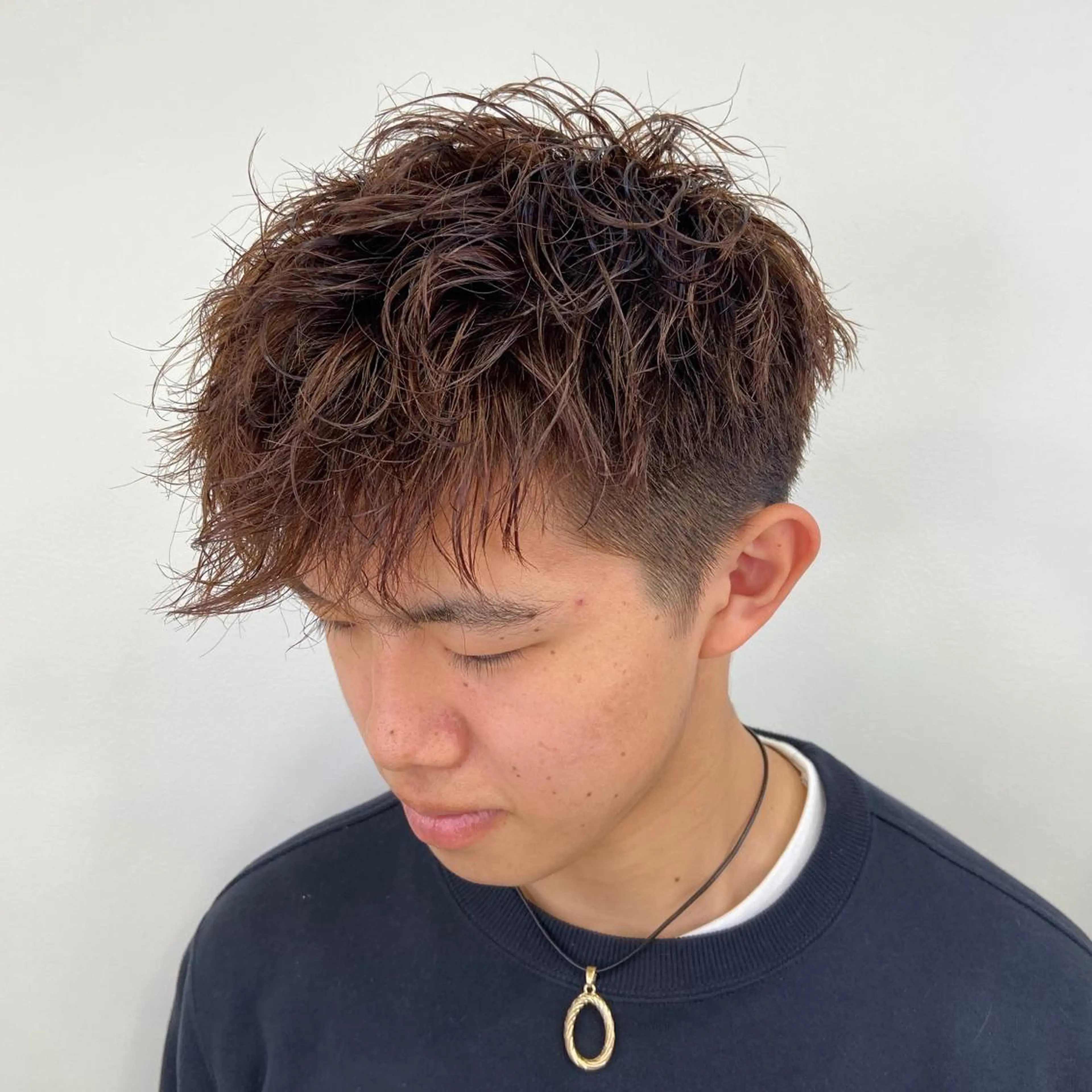 ショート パーマ メンズ メンズパーマ メンズツイストパーマ ツイストパーマ ヘアカラー トリートメント ヘアセット 🌻Insta指名 NO.1🌻Shoのヘアスタイル