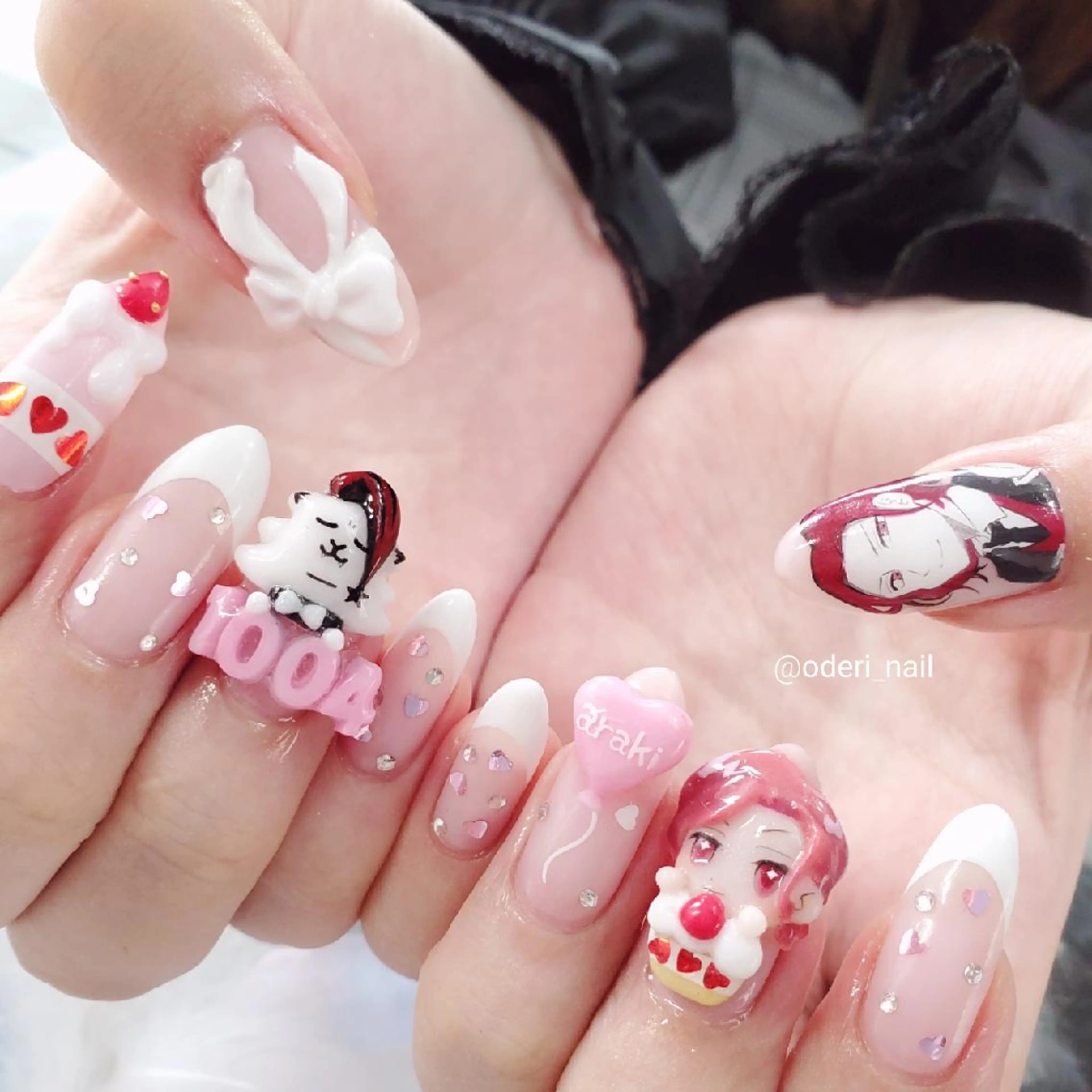 ネイル アートネイル ジェルネイル おで@ oderi_nailのネイルデザイン