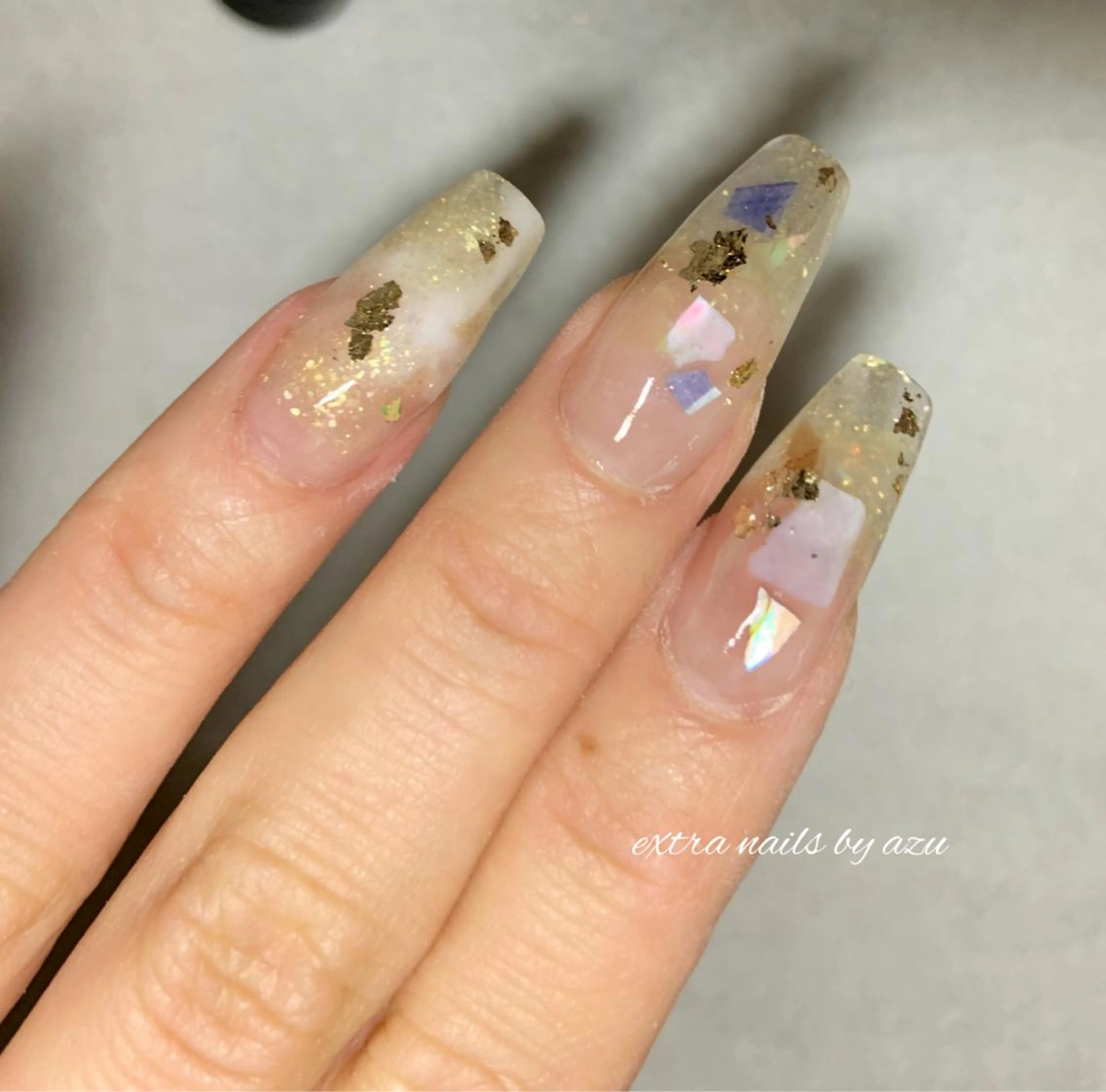 ネイル スカルプネイル extranails ／lemellaのネイルデザイン