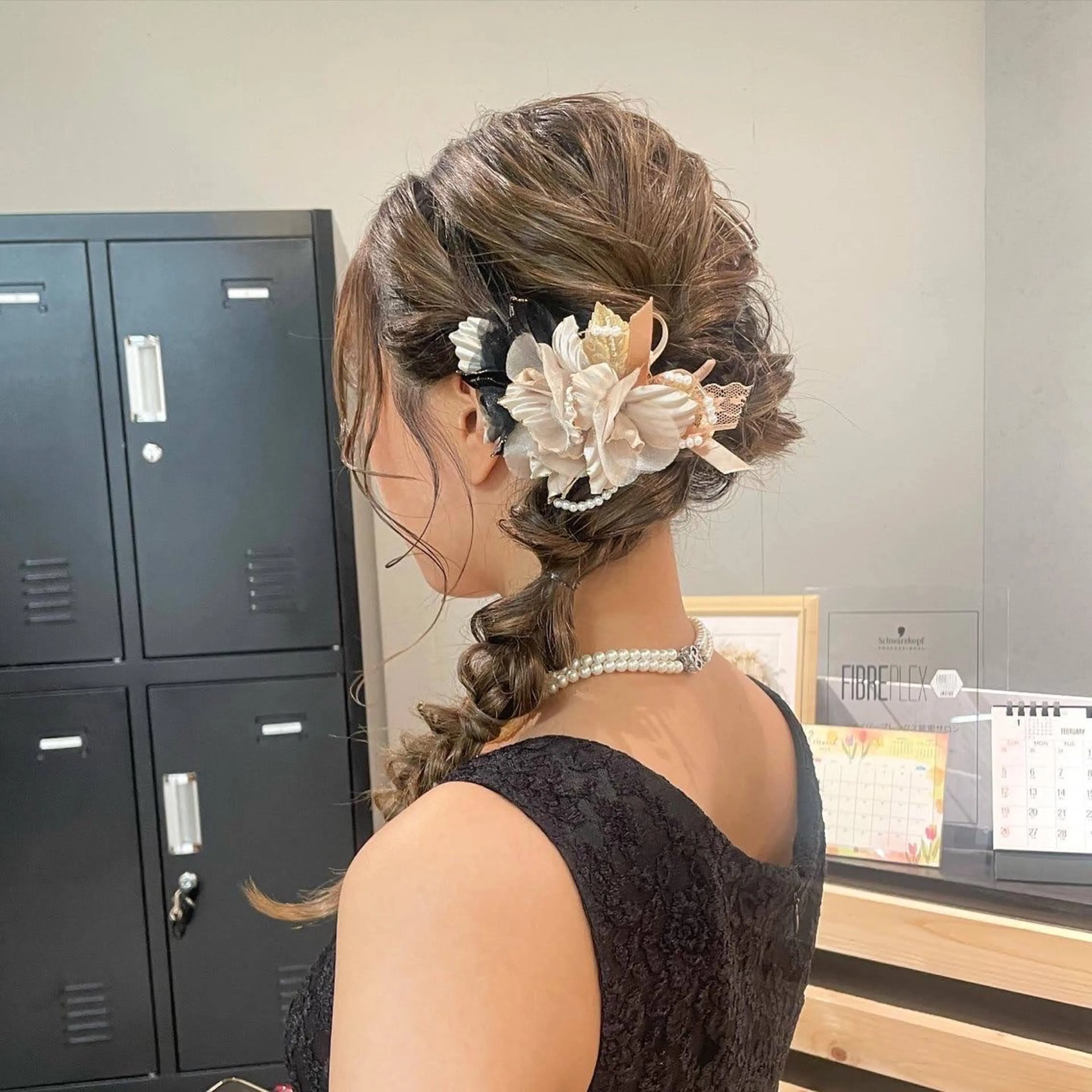 ヘアアレンジ 結婚式・ブライダル ヘアセット 久保田 千尋のヘアスタイル