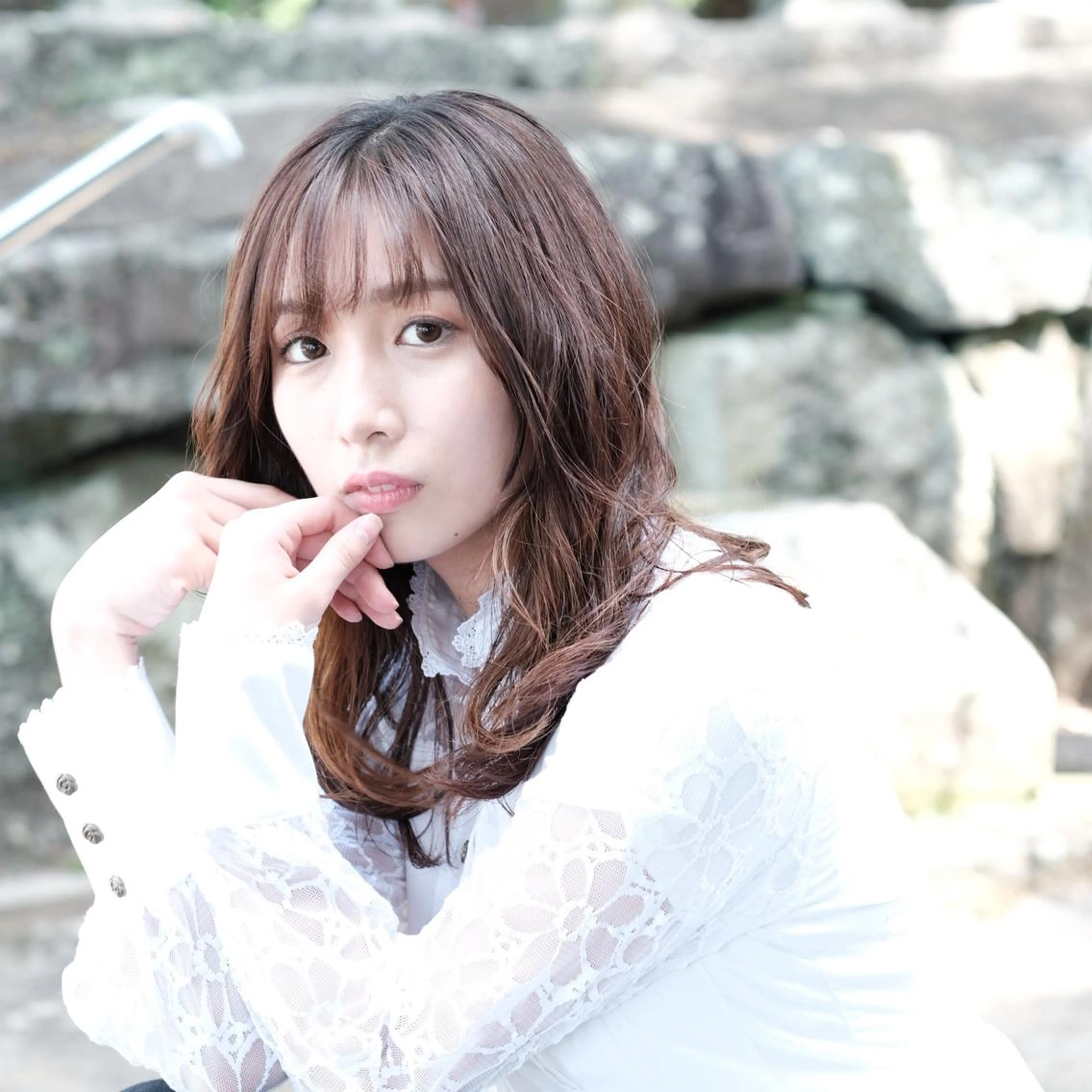 ロング カラー パーマ 斉藤 三千夫のヘアスタイル