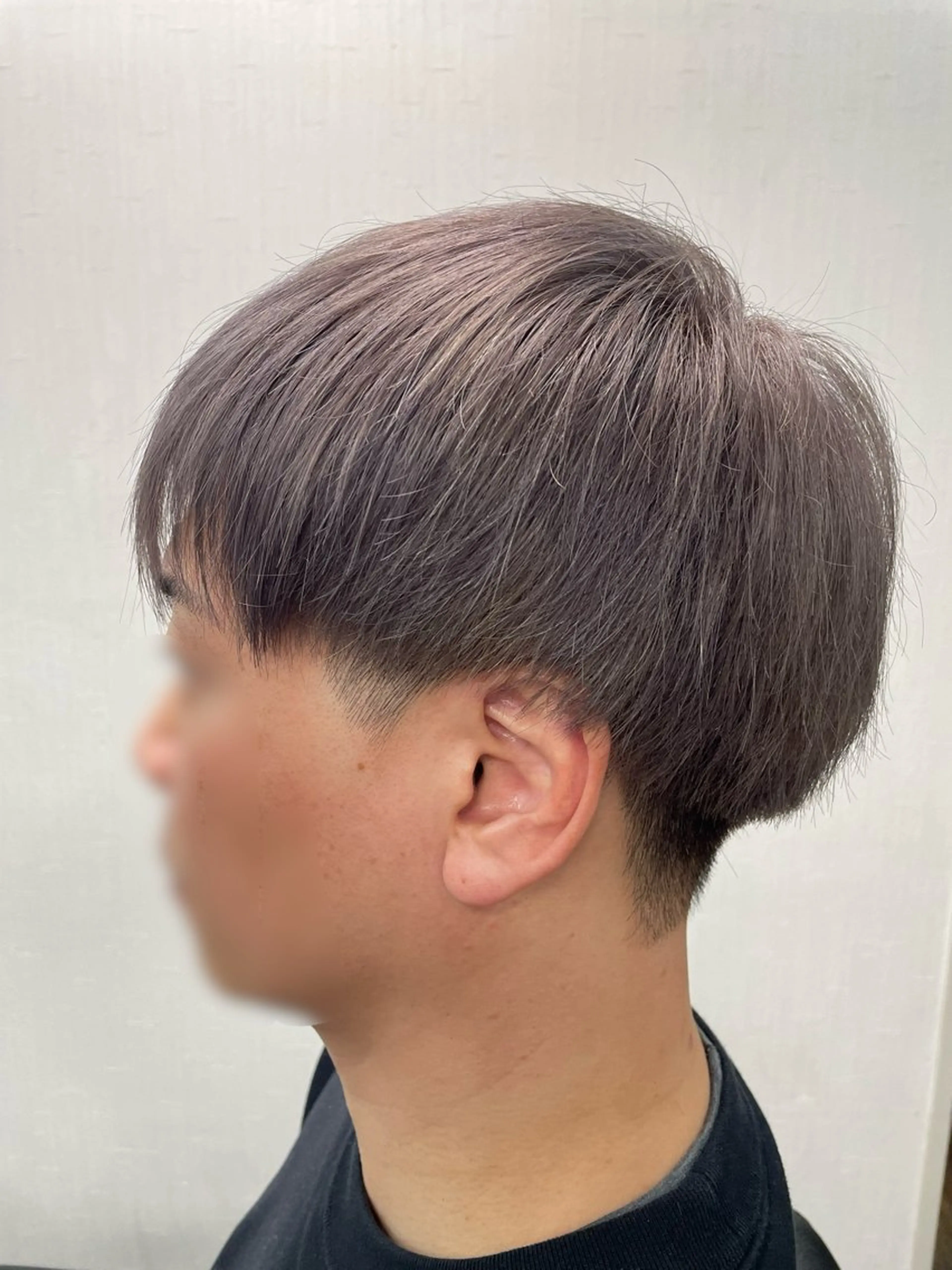 ショート カラー メンズ メンズブリーチ ブリーチ シルバー Nakada Chikaのヘアスタイル