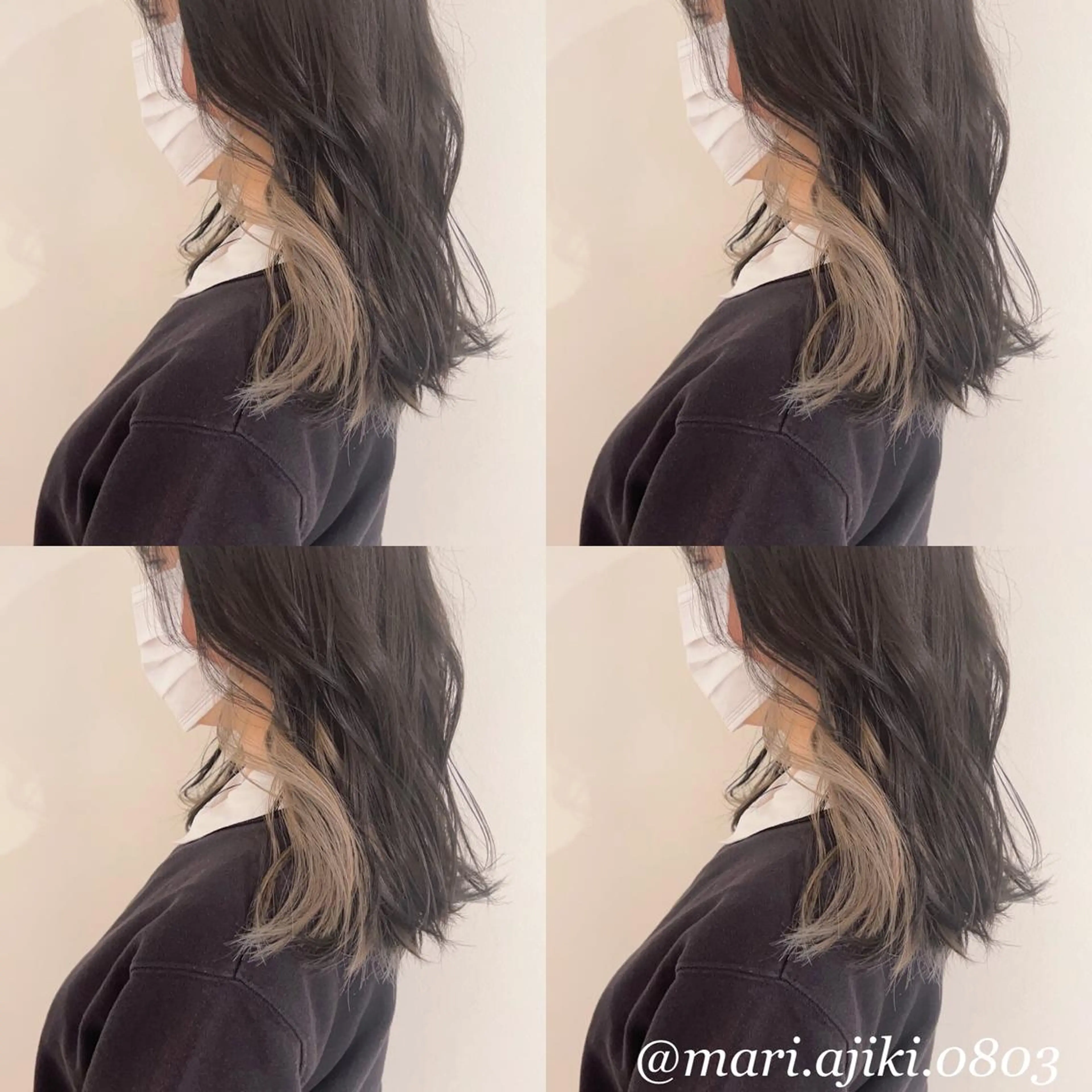 セミロング private salon  sill所属・🫧ツヤ髪個室美容室 安食茉莉🫧のヘアスタイル