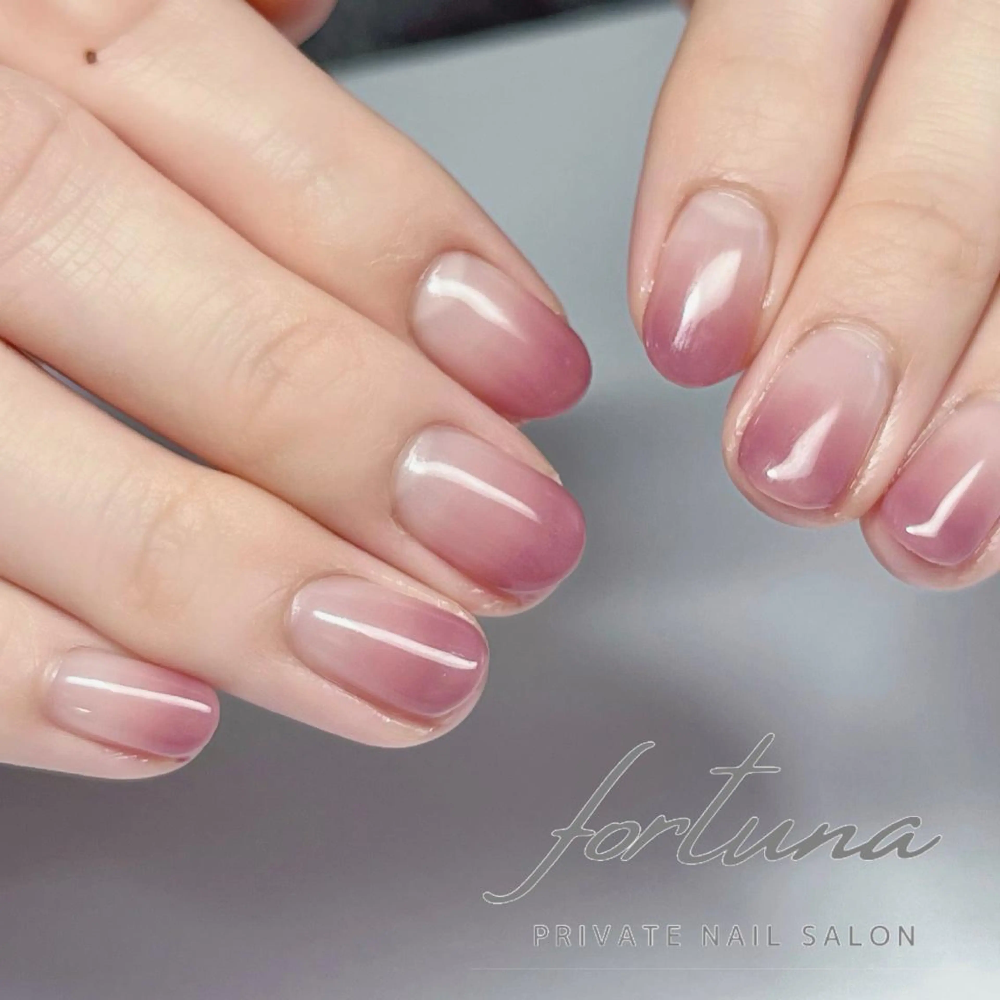 ネイル グラデーション ハンドネイル fortuna 武藤裕美のネイルデザイン