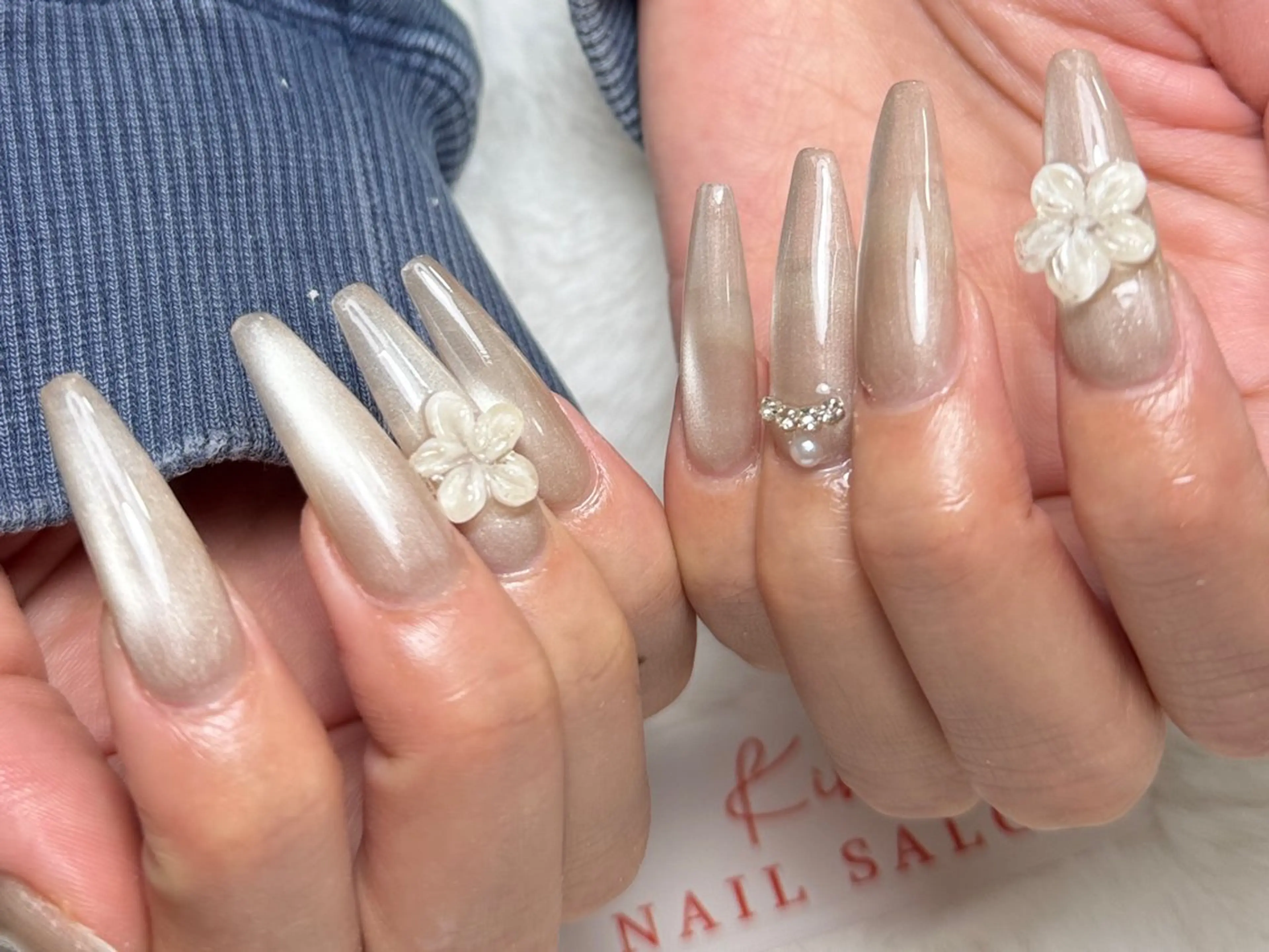 ネイル アートネイル フレンチネイル ジェルネイル グラデーション 韓国ネイル ハンドネイル 💕鈴木ユリ パラジェル/オフ無料のネイルデザイン