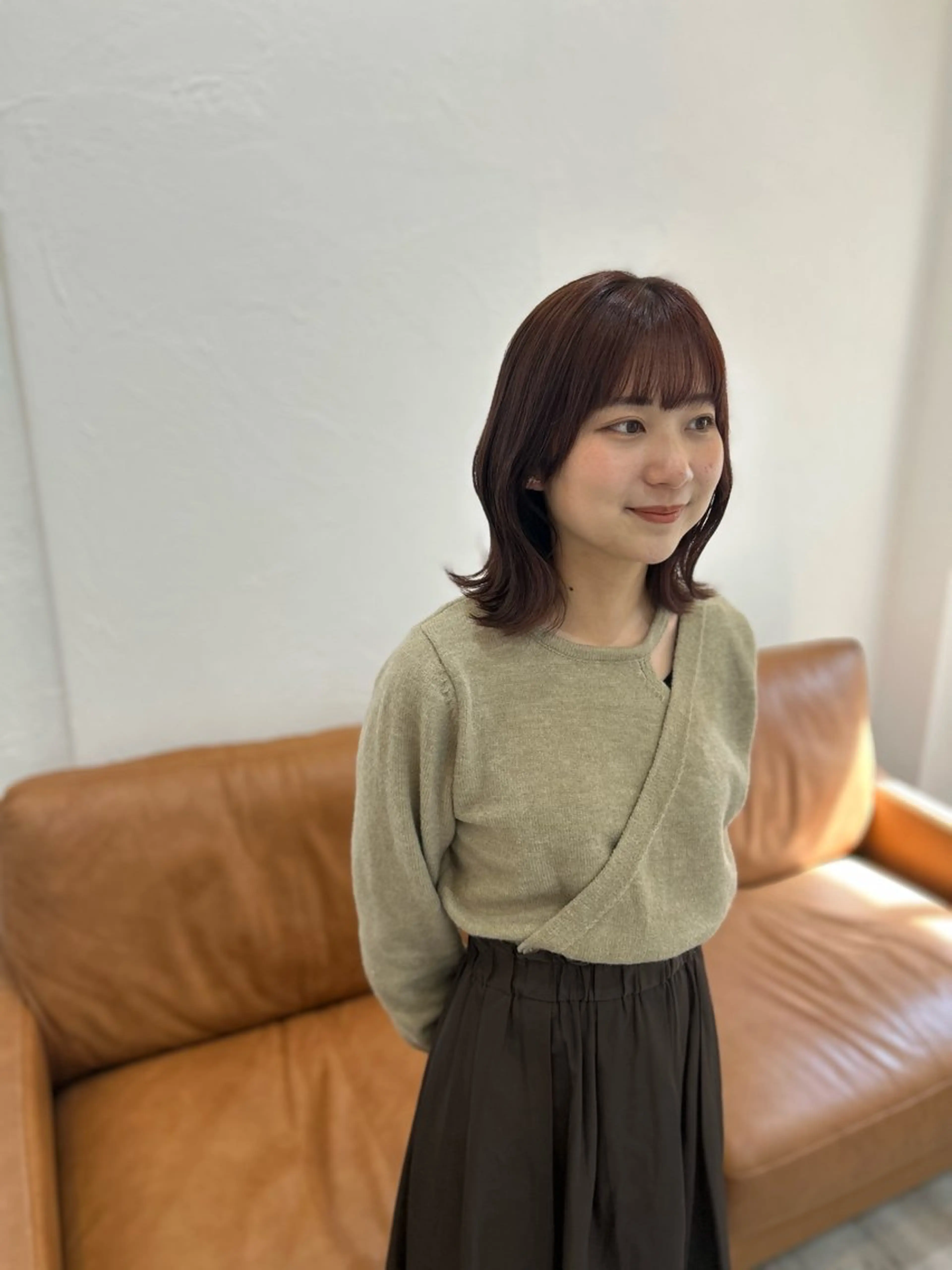 ミディアム カラー FELICE of hair所属・堀 大輔のヘアスタイル