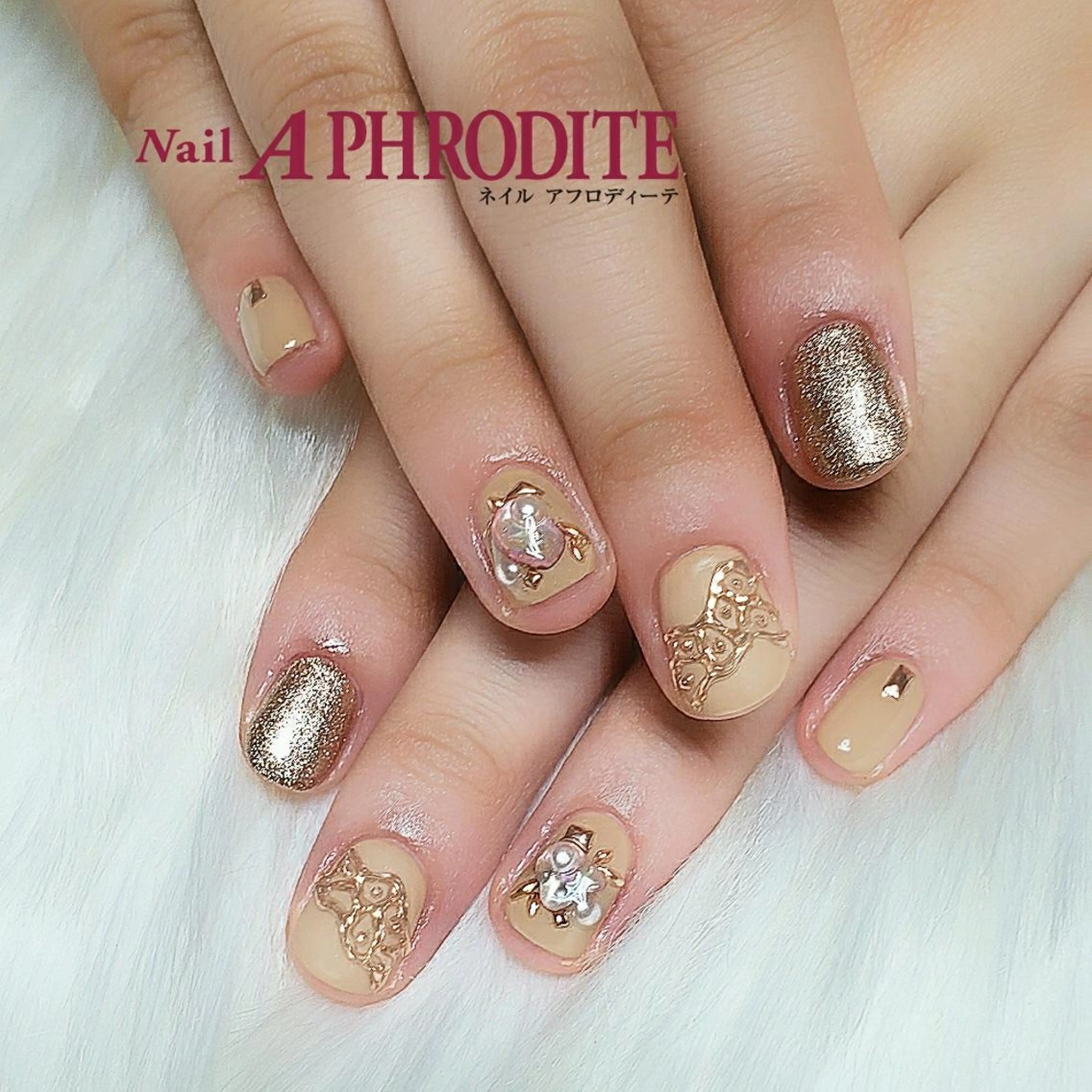ネイル 持ち込み ハンドネイル Nail  Aphroditeのネイルデザイン