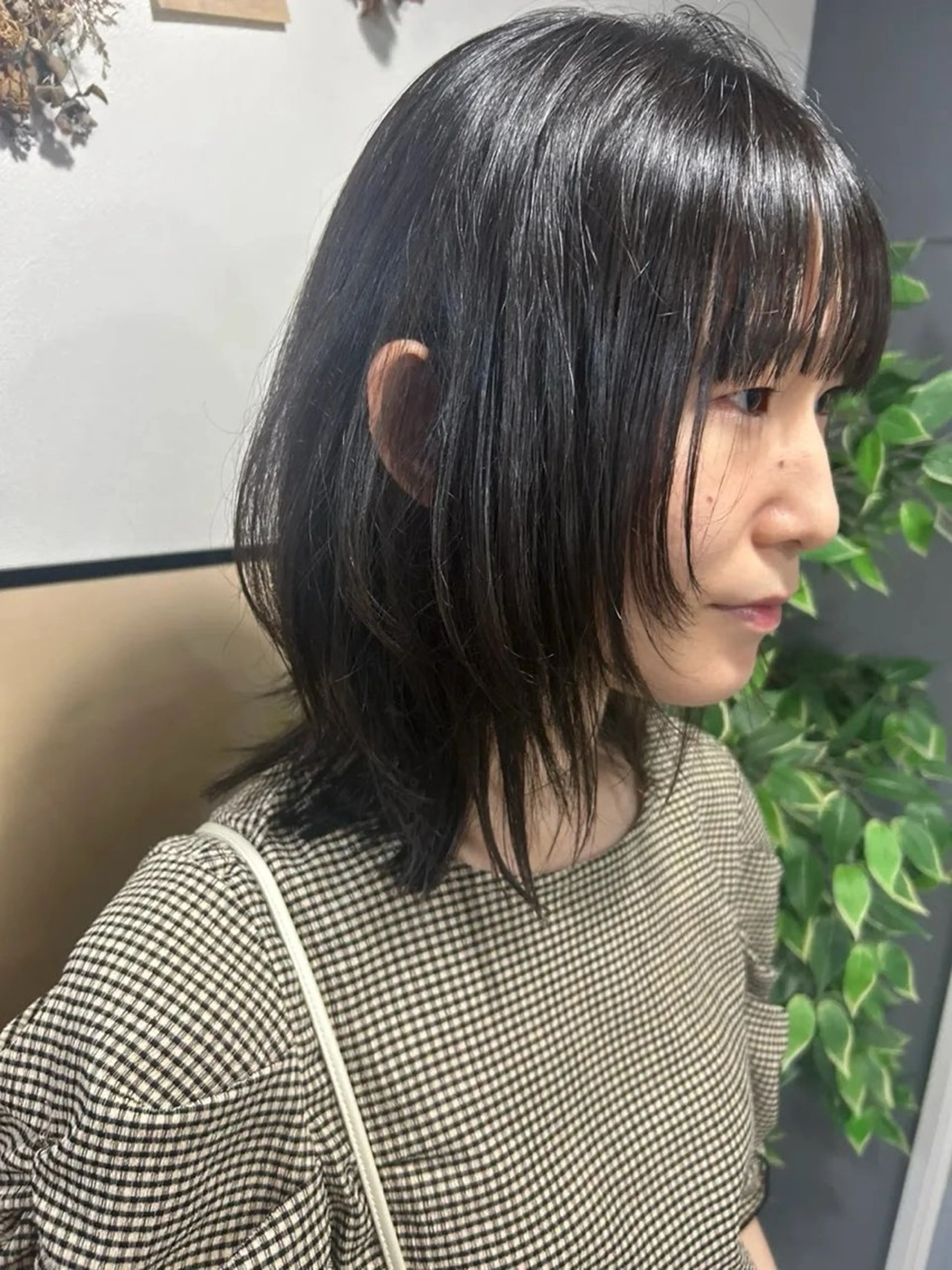 ミディアム わかばやし ゆうこのヘアスタイル