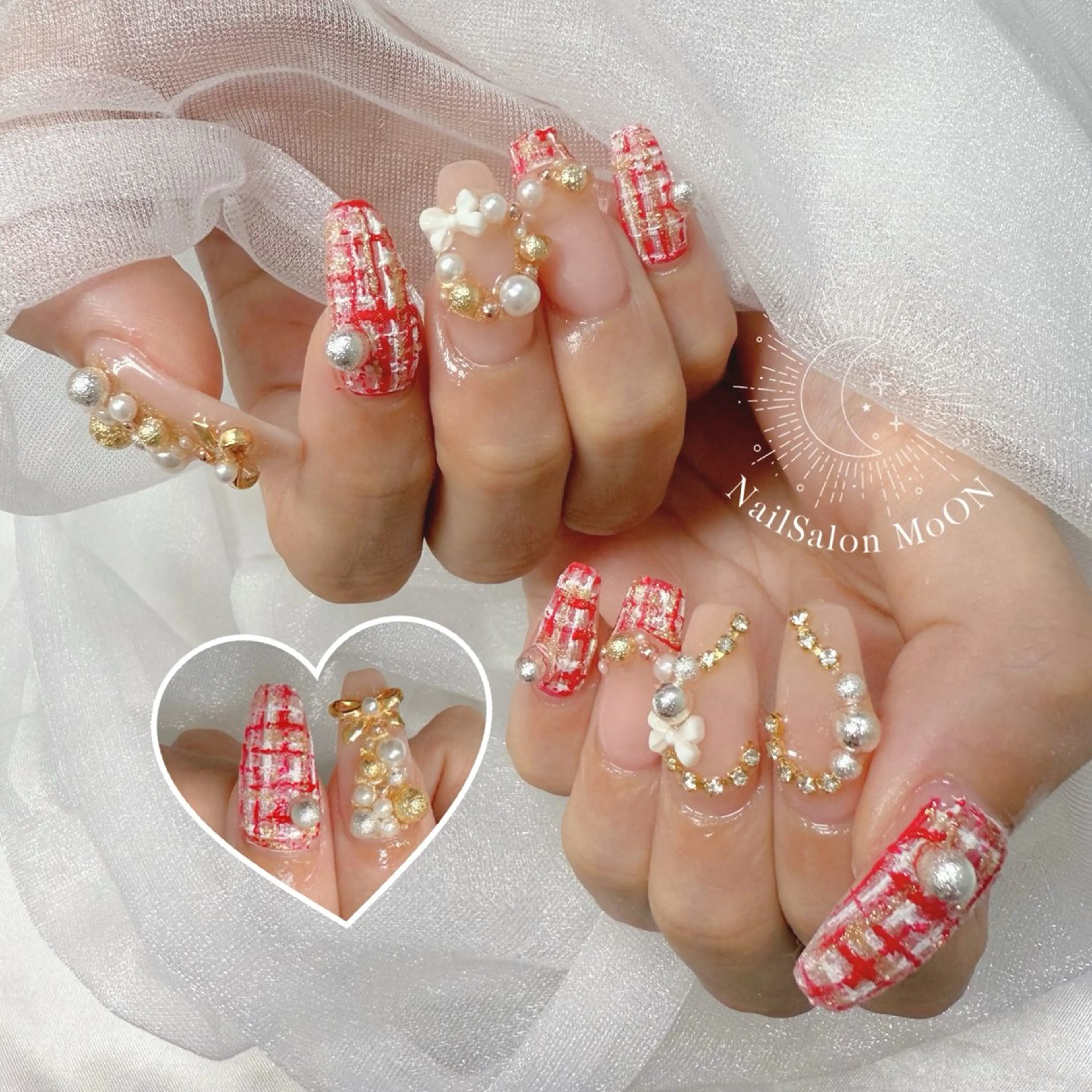 ネイル MoON...❤︎ MeGuのネイルデザイン