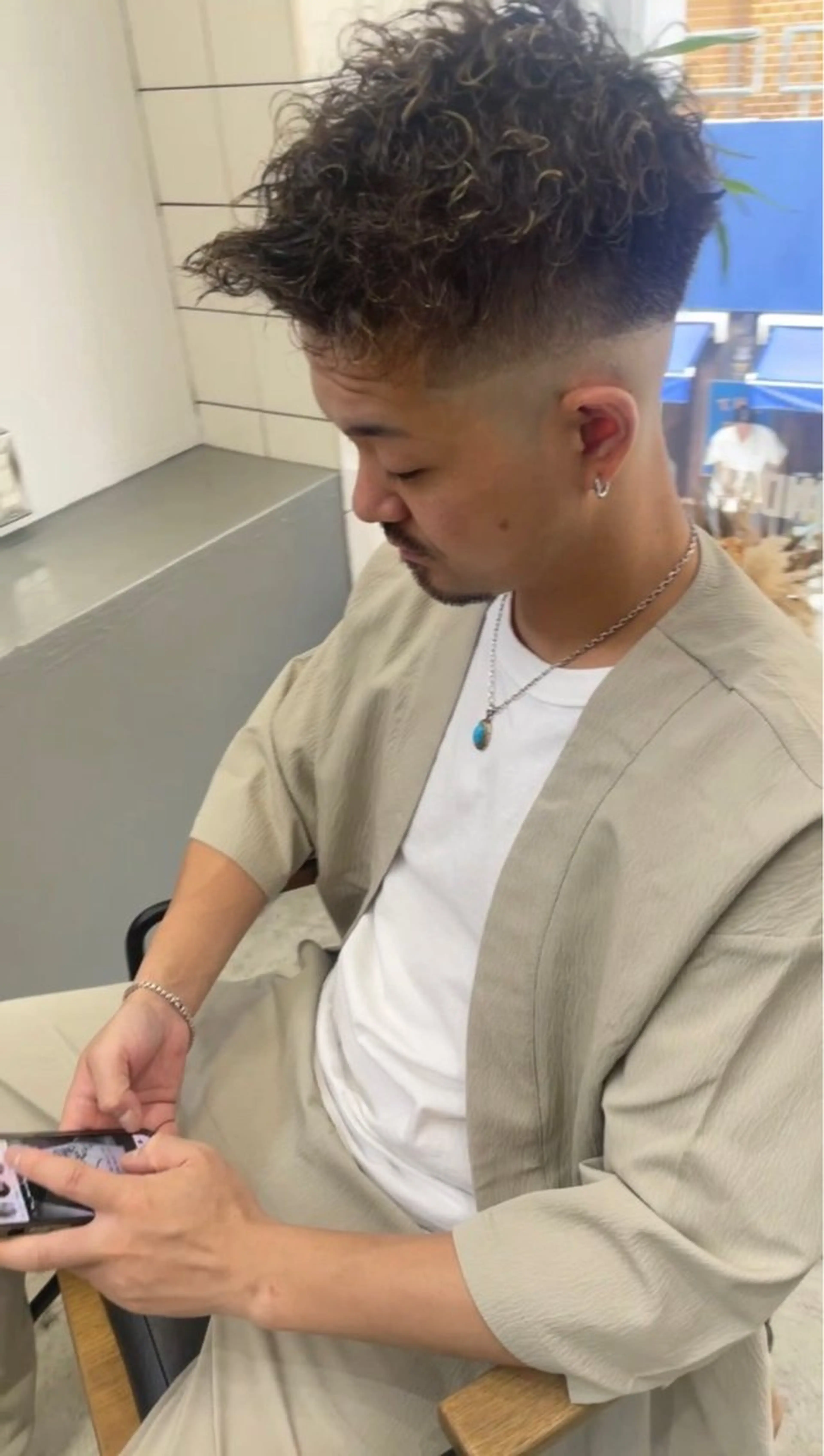 パーマ メンズ メンズ専門サロン wokeのヘアスタイル