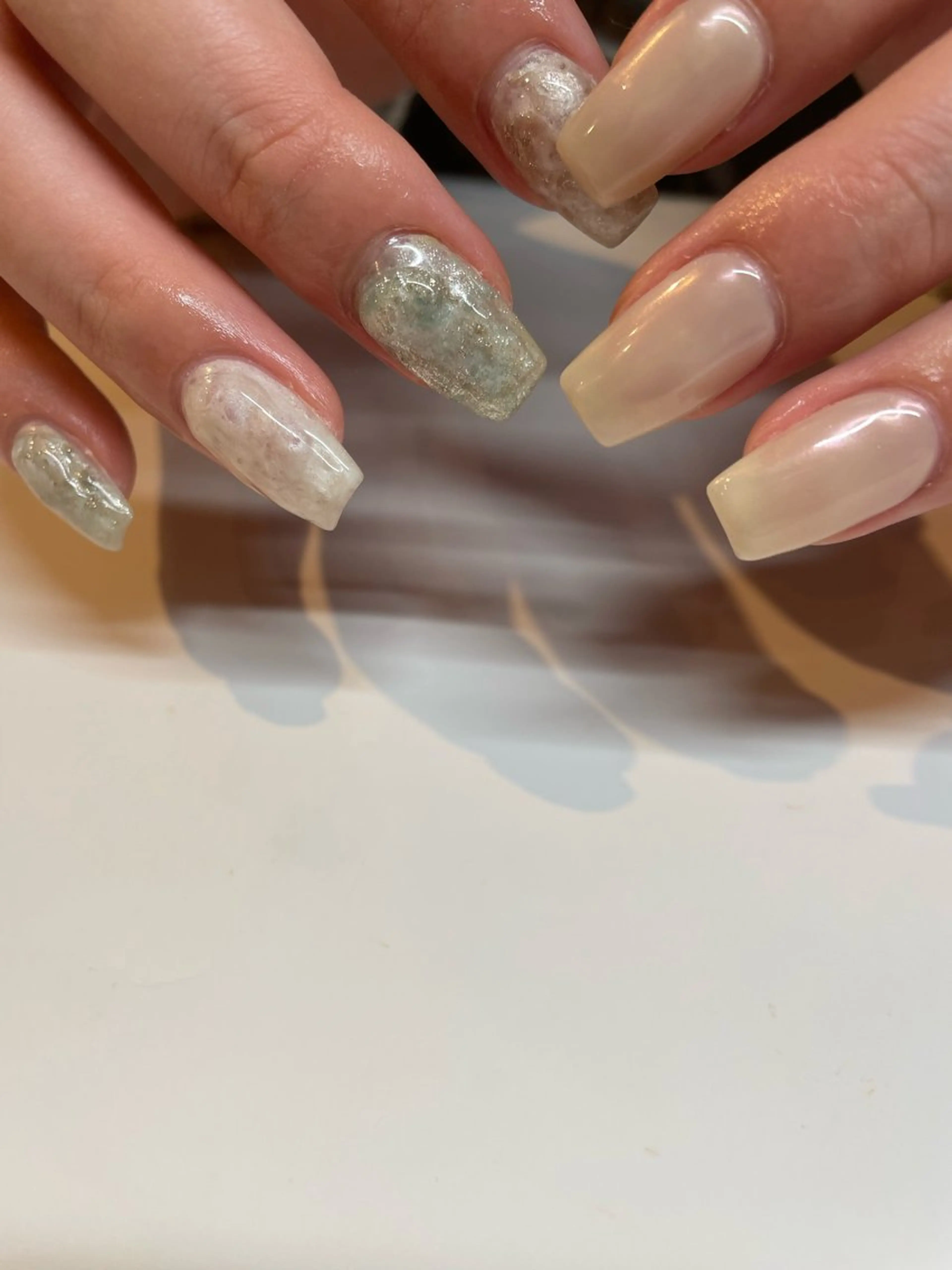 ネイル ニュアンスネイル Manon Yuiのネイルデザイン