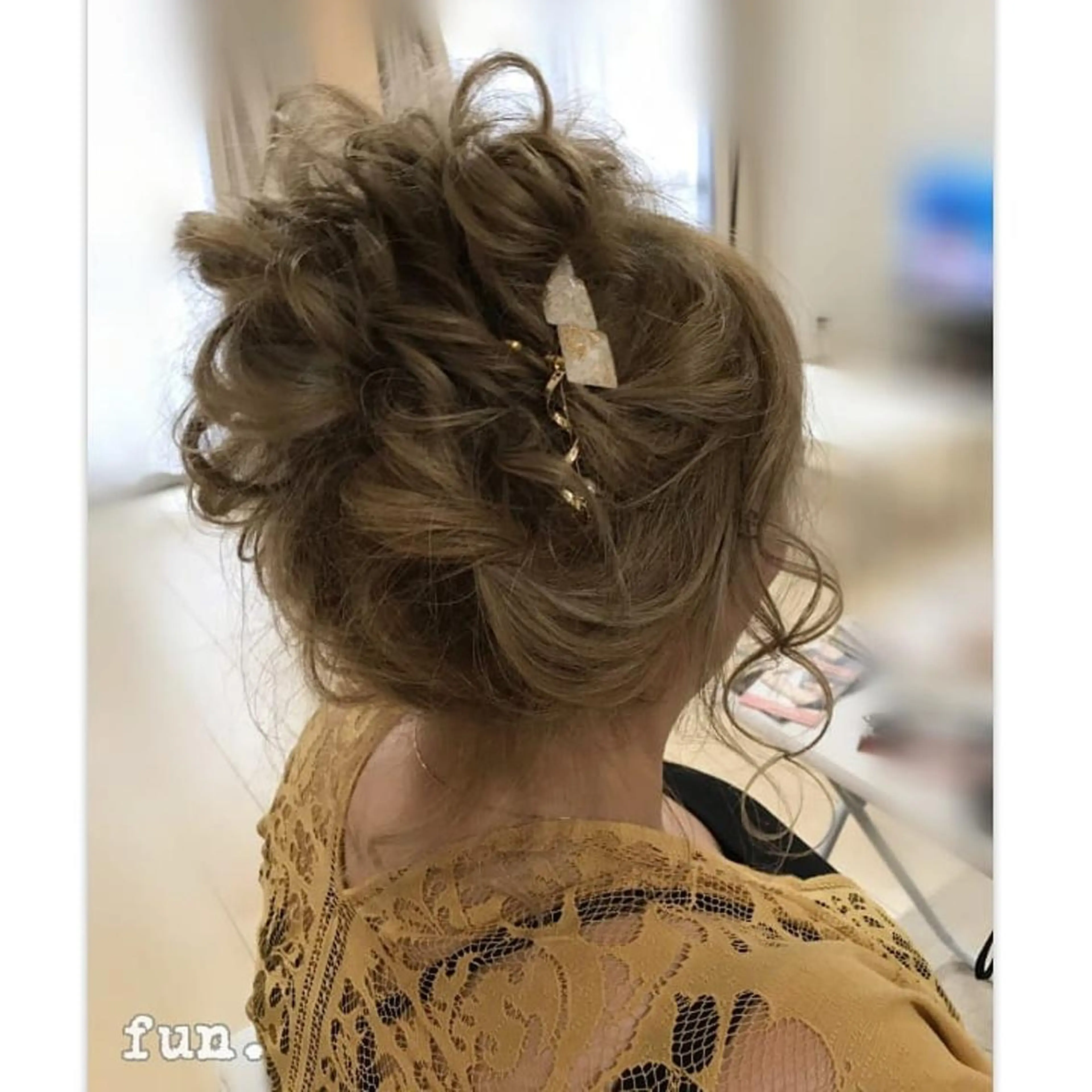 セミロング ヘアアレンジ fun./ヘアセット /エクステ/着付のその他イメージ