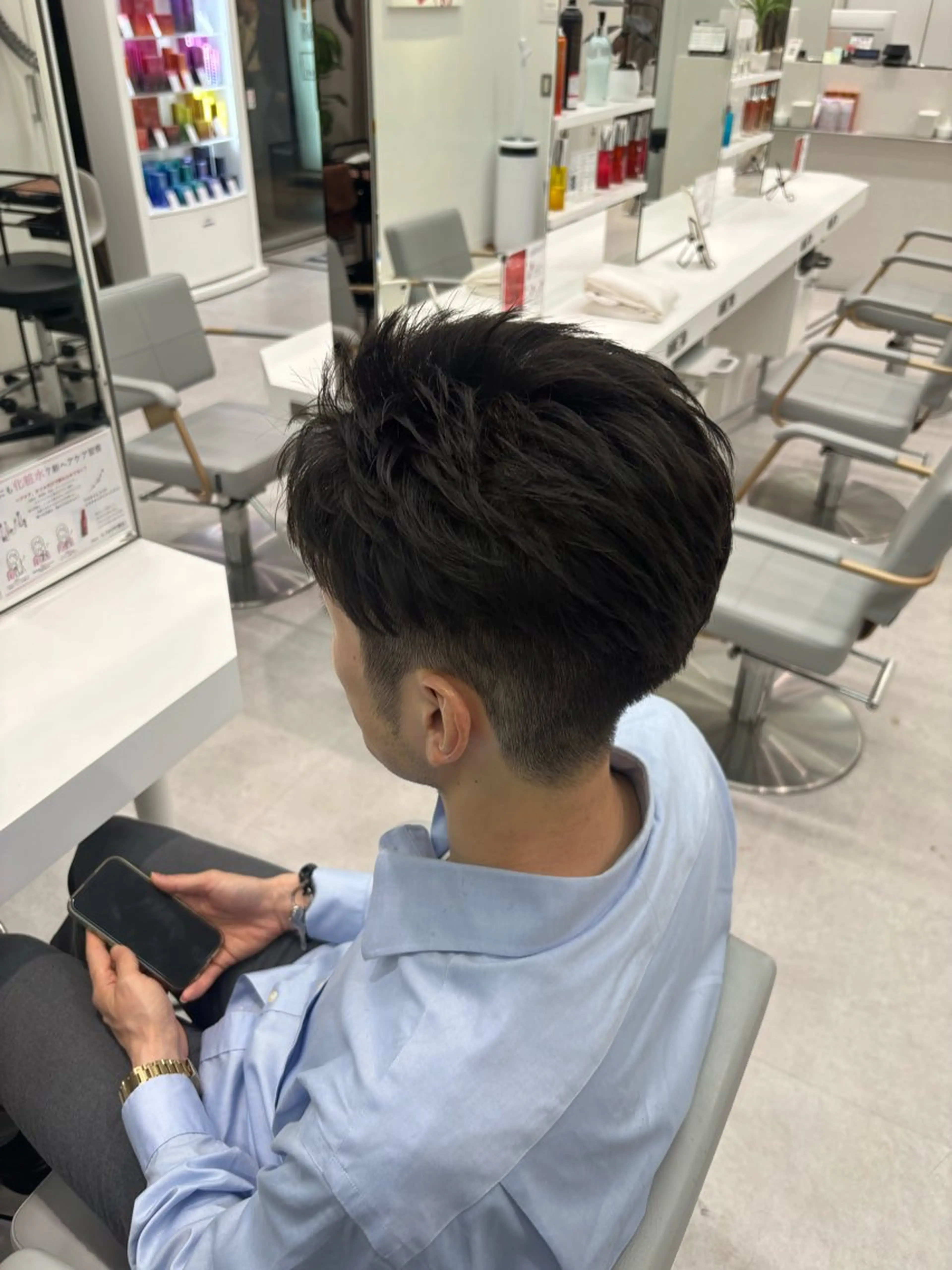 メンズ miyu モデル募集中🪽のヘアスタイル