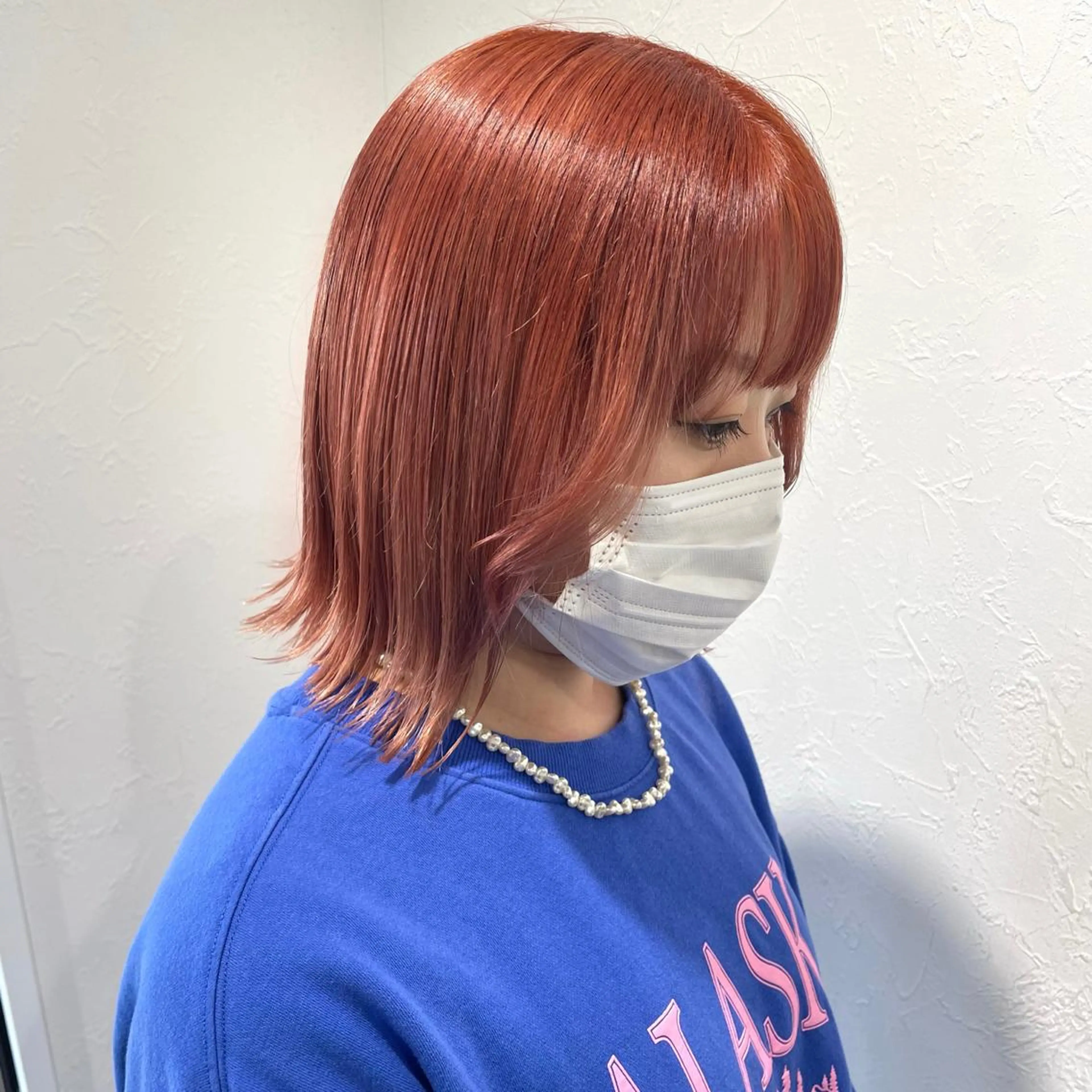 ミディアム カラー shiho .のヘアスタイル