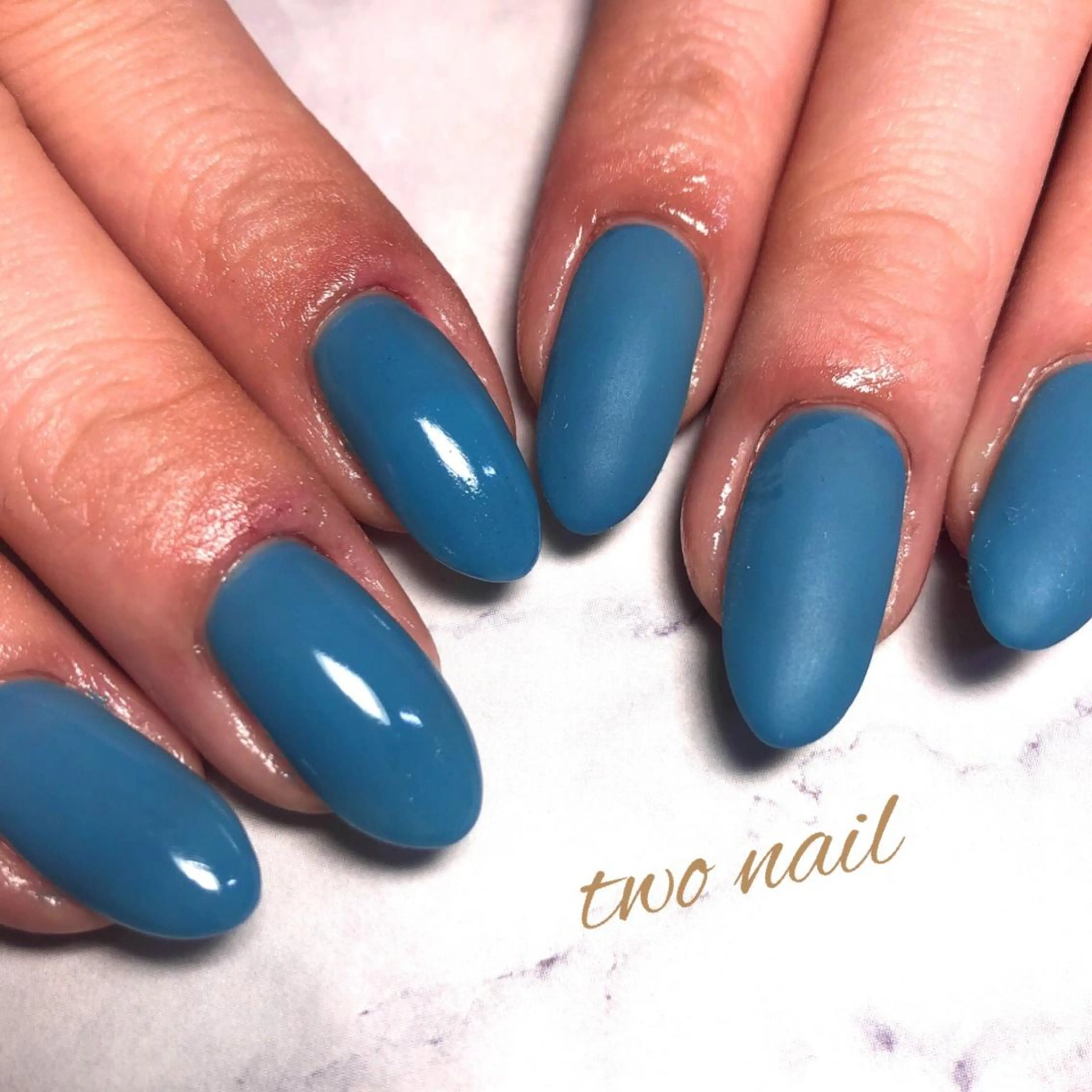 ネイル マットネイル ハンドネイル two nailのネイルデザイン