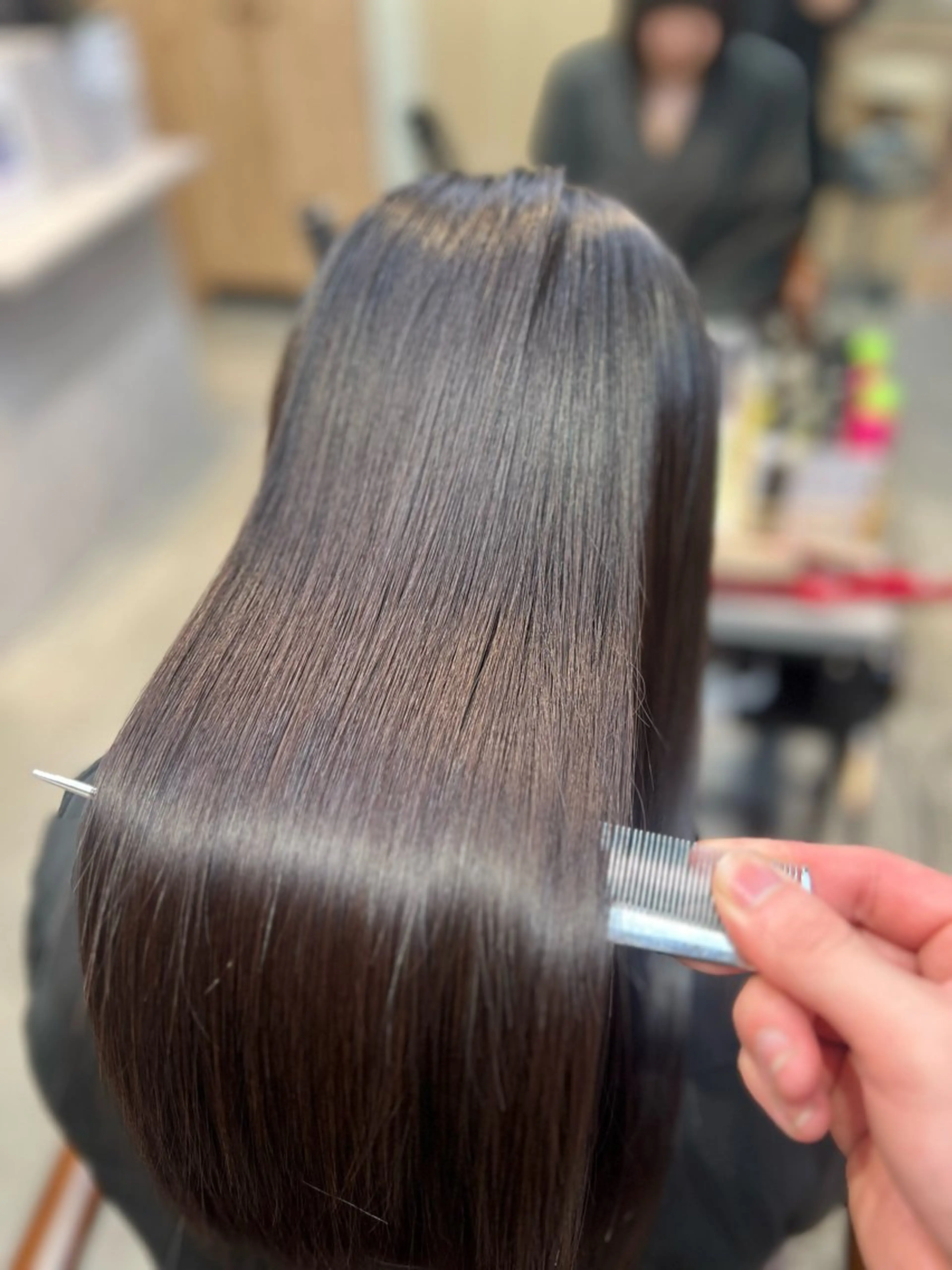 ロング 髪質改善 縮毛矯正 ✨白髪解決✨ HIKARIのヘアスタイル