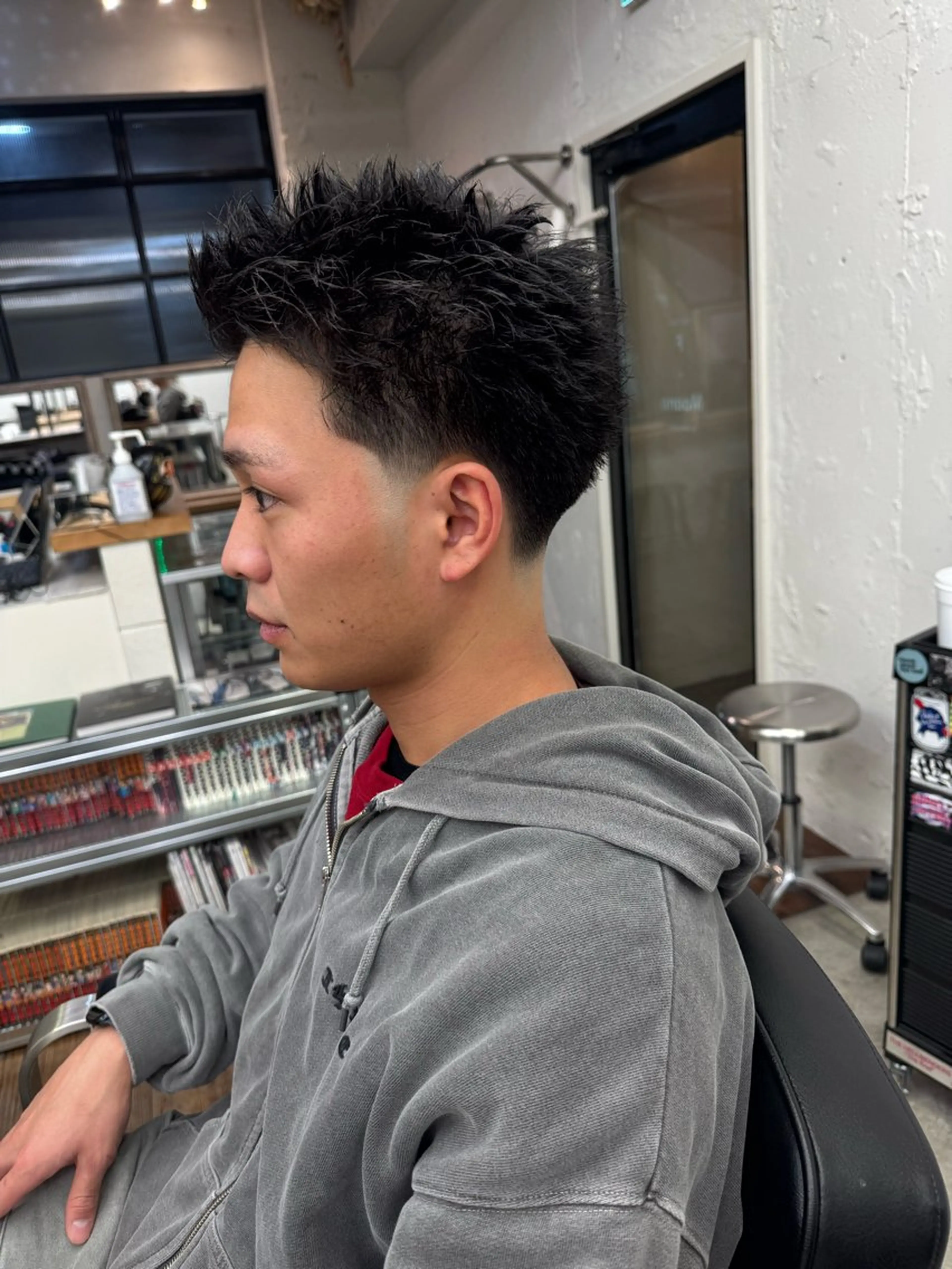 ショート メンズ フェードカット メンズショート スキンフェード スパイキーショート ショートヘア カット トリートメント 💈メンズ特化💈 TASUKUのヘアスタイル