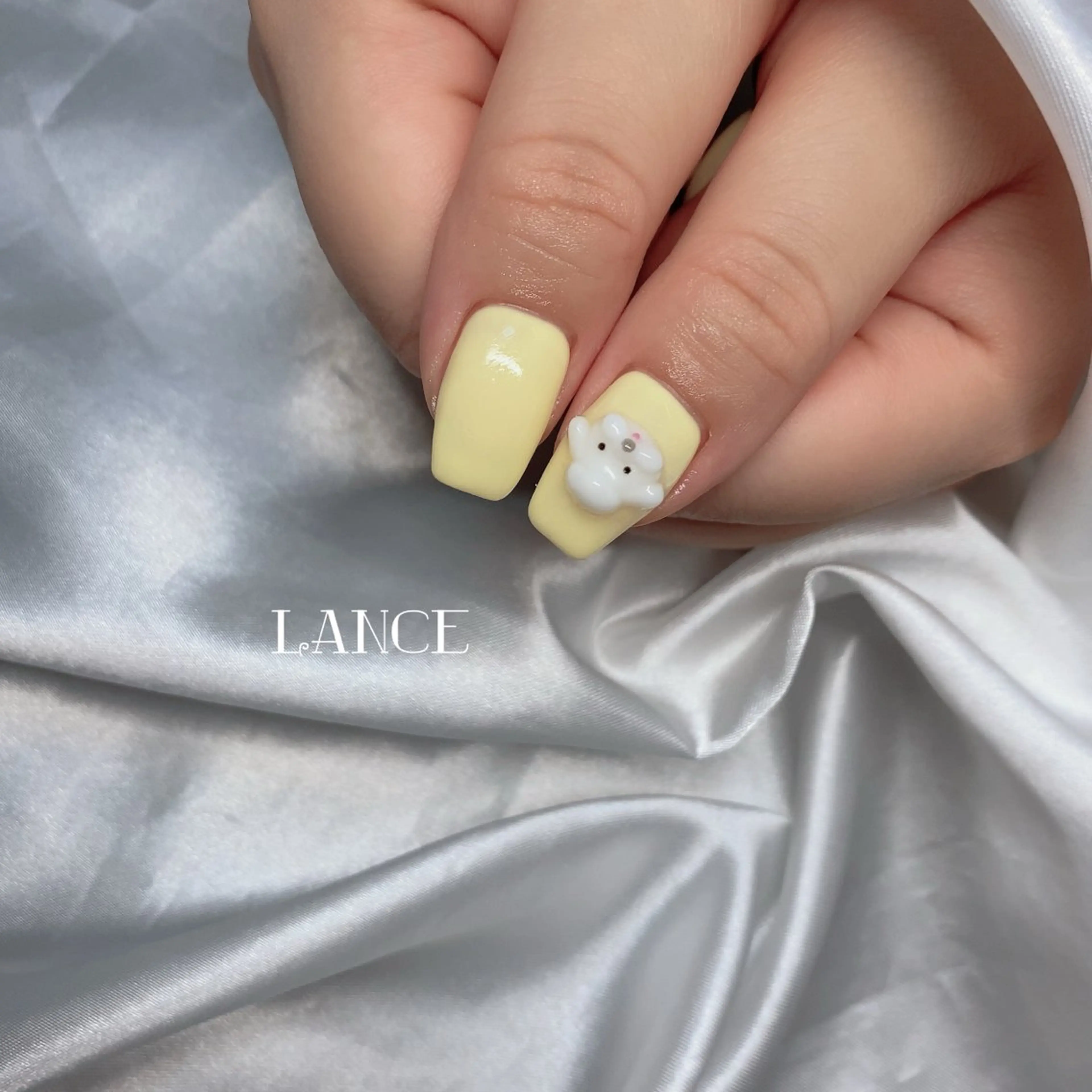 ネイル オーロラネイル フレンチネイル キラキラネイル 韓国ネイル ピンク Lance nailのネイルデザイン