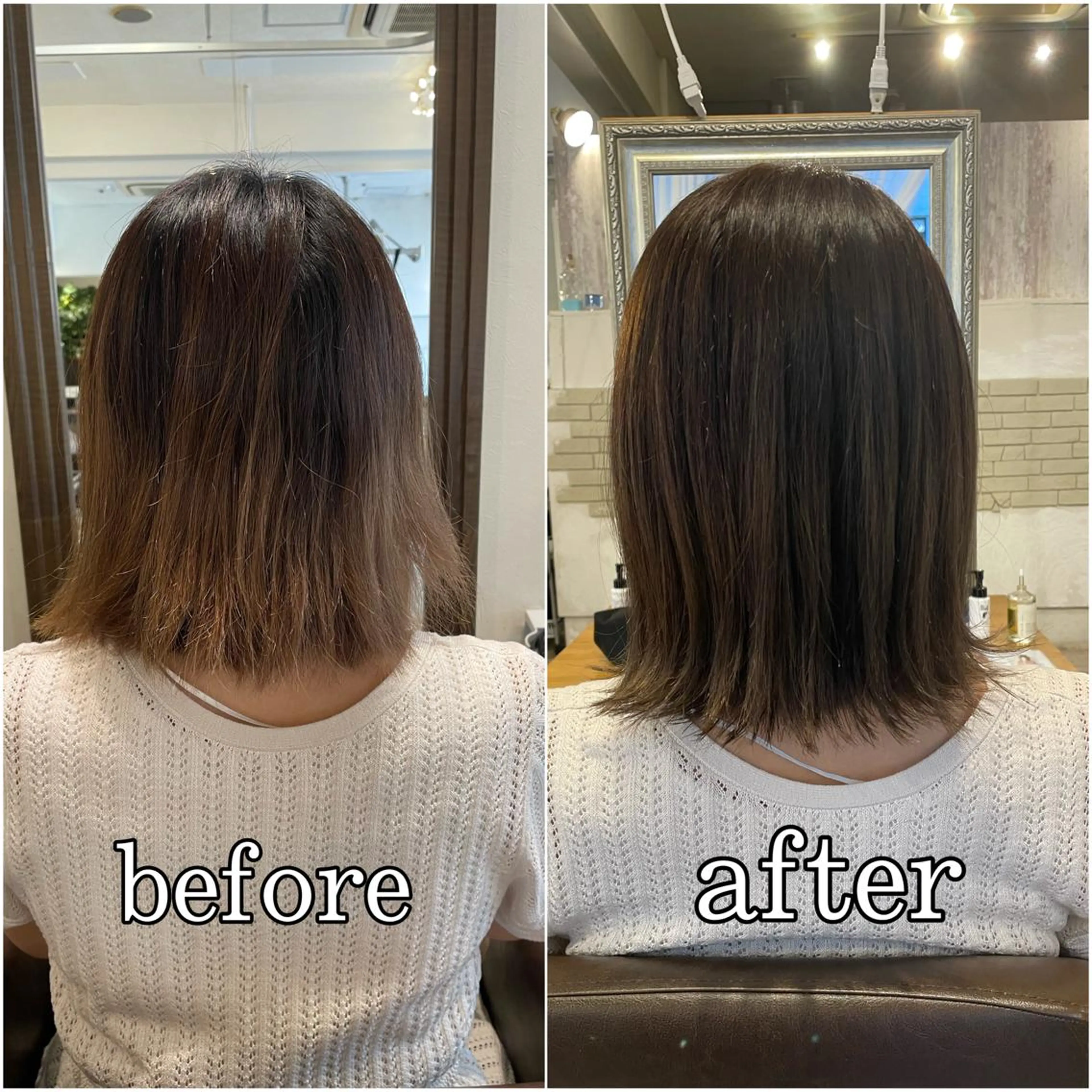 ショート カラー 千野 優由のヘアスタイル