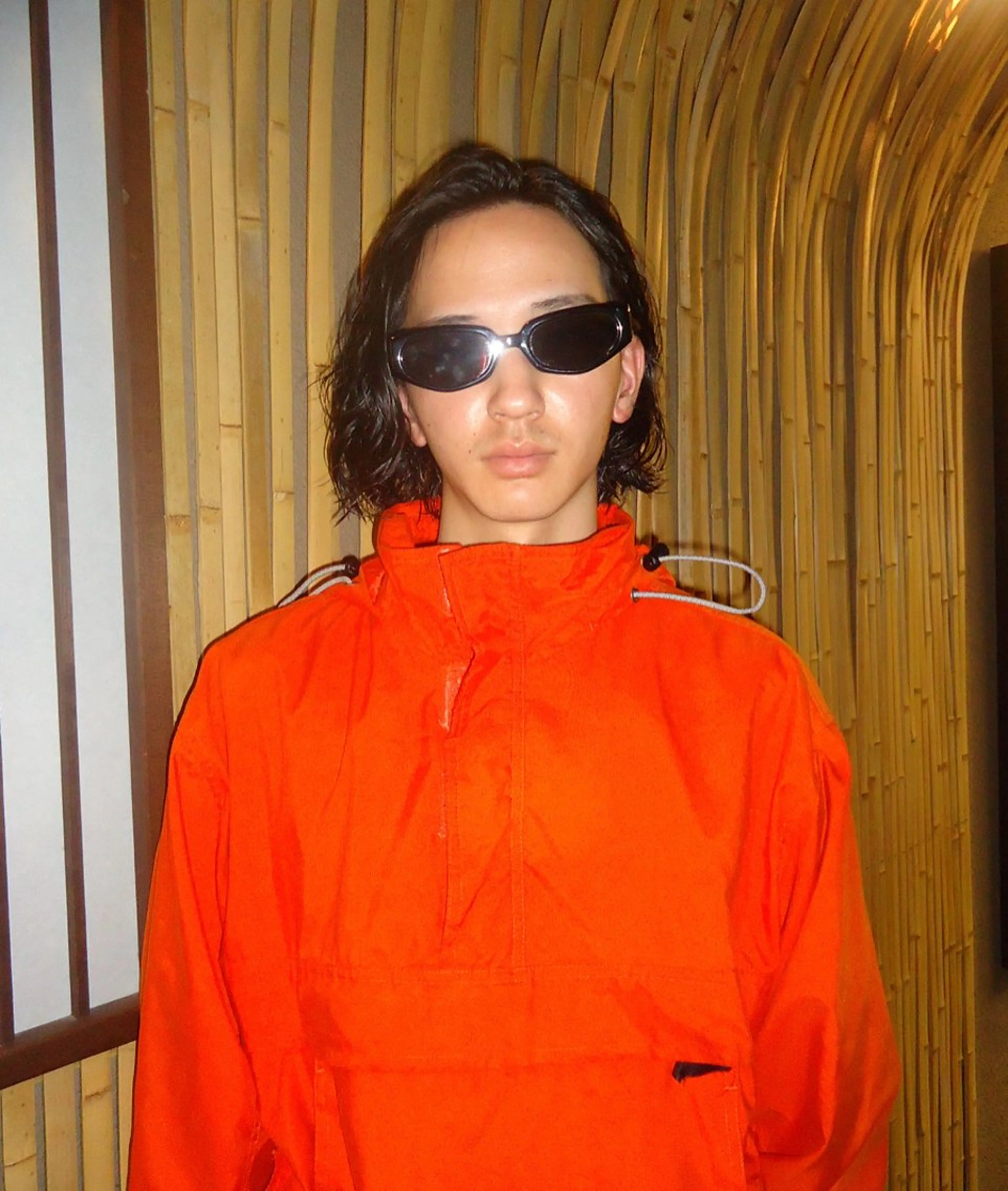 ミディアム パーマ メンズ 菊地 このはのヘアスタイル