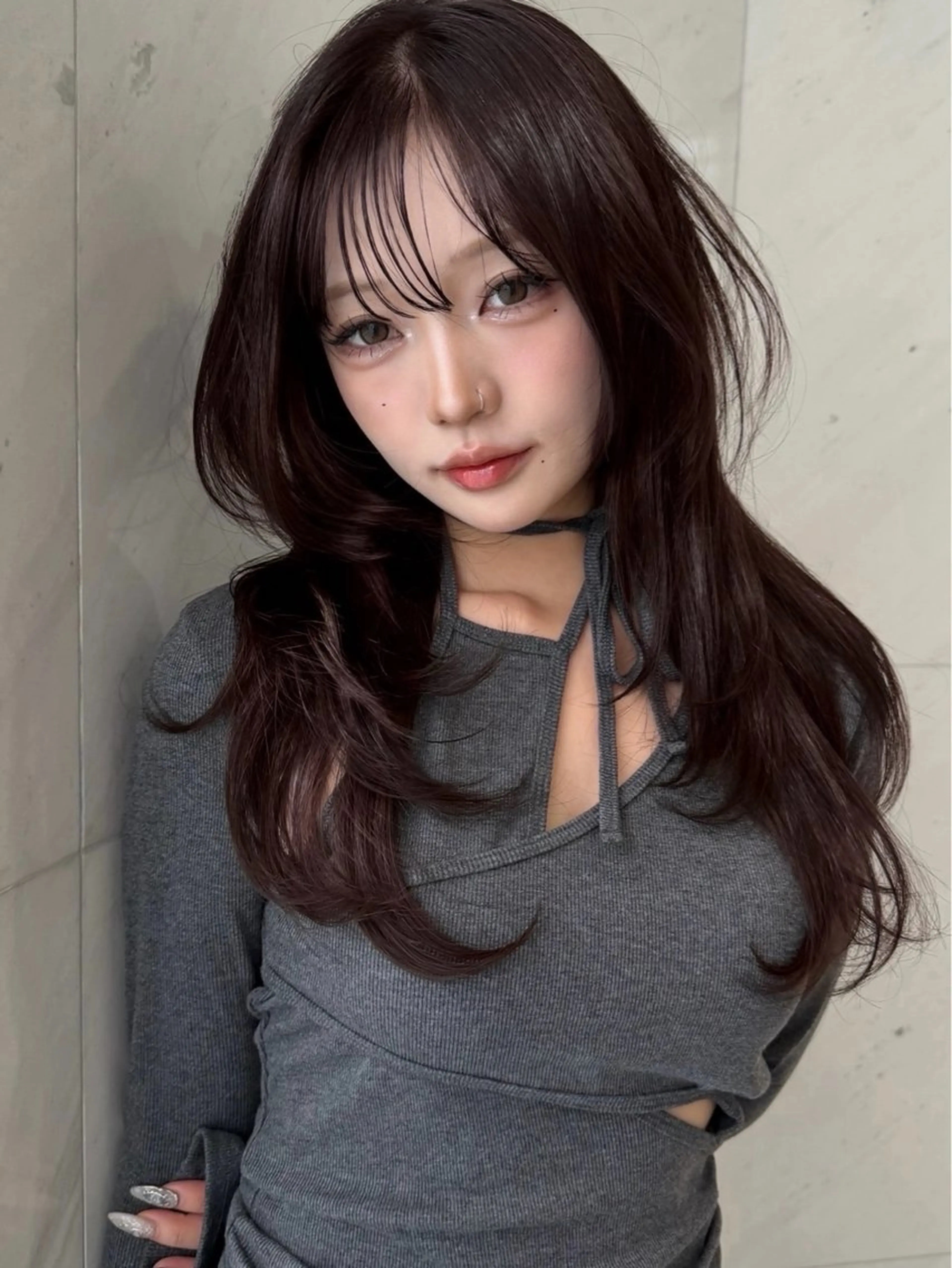 ロング レイヤーカット ヘアカラー sisterリノ 国分寺★渋谷レイヤーのヘアスタイル