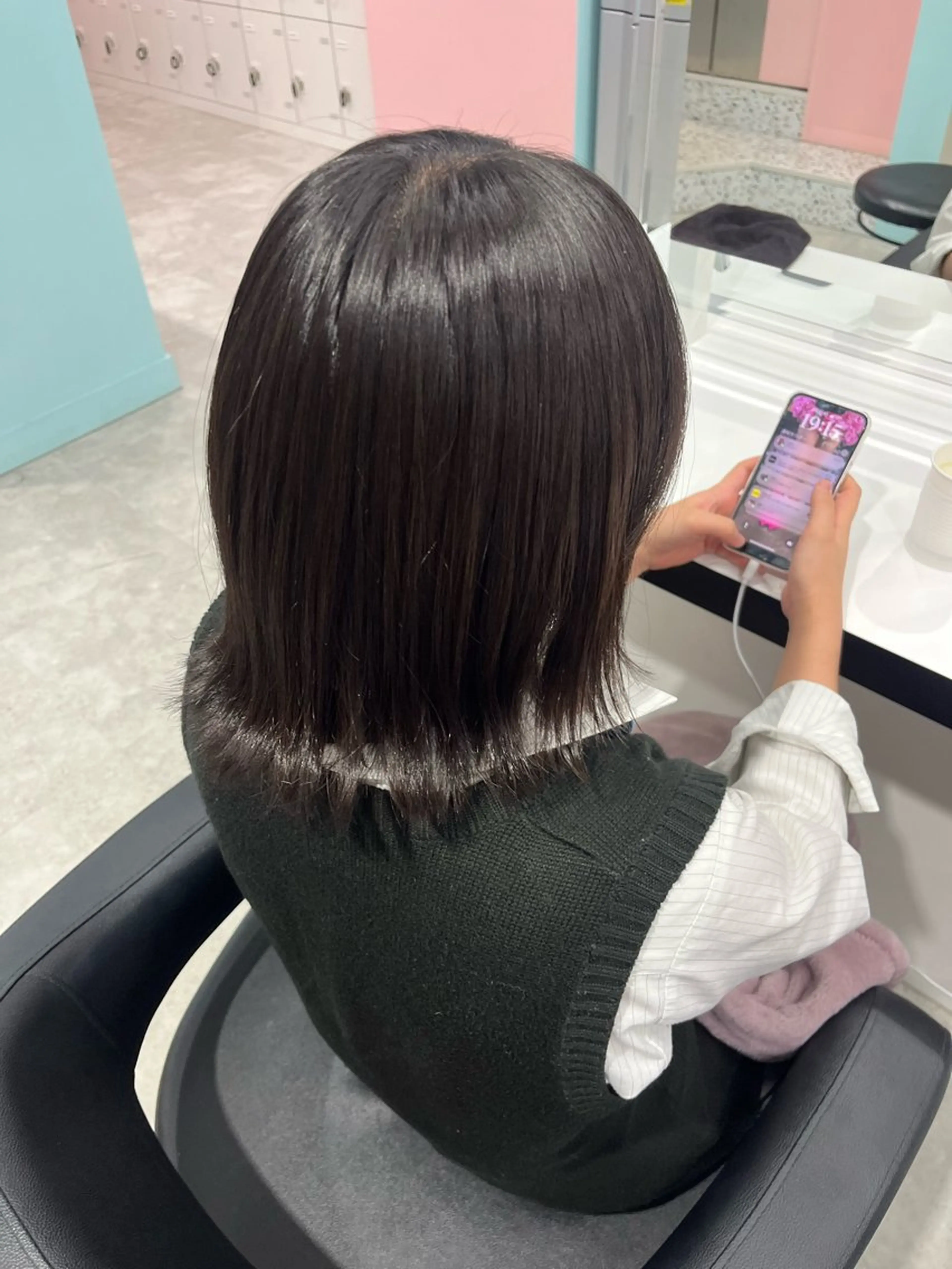 ショート カラー みう/仙台/暖色/ 艶髪/顔周りカット/のヘアスタイル