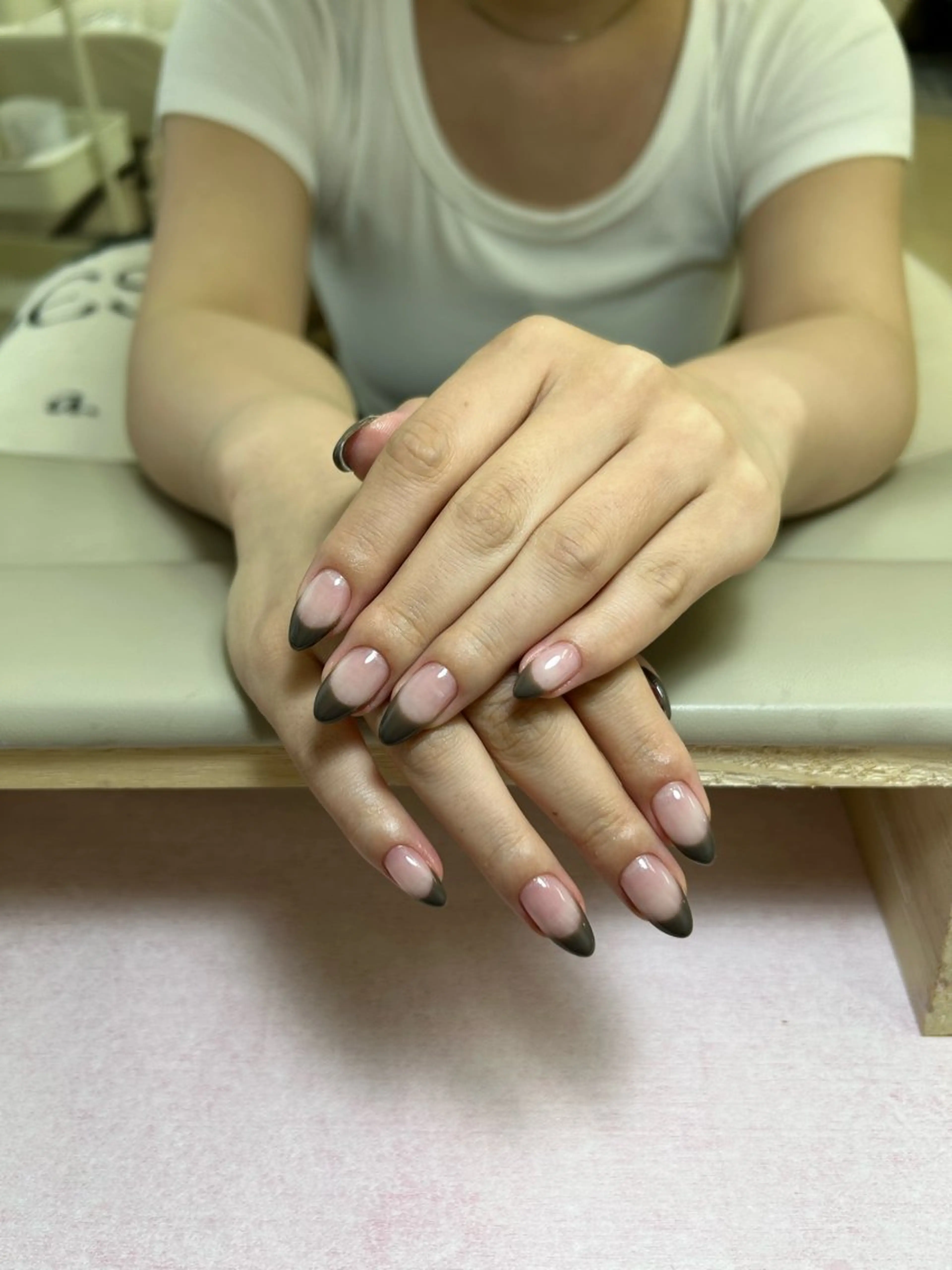 ネイル クリアネイル フレンチネイル ハンドネイル July Nail _のネイルデザイン