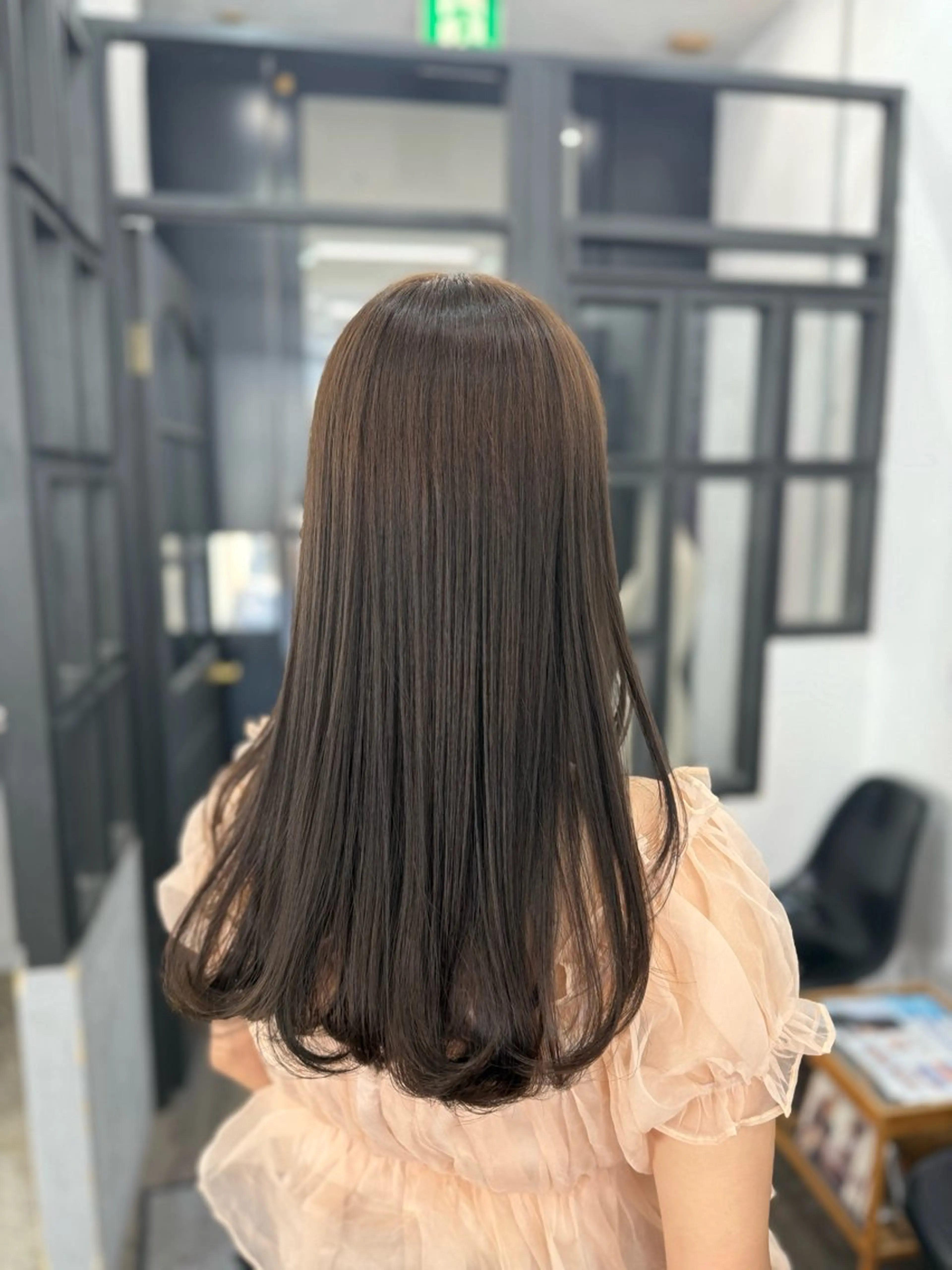 セミロング 髪質改善 トリートメント ヘアカラー トリートメント ☀️中嶋 そら☀️のヘアスタイル