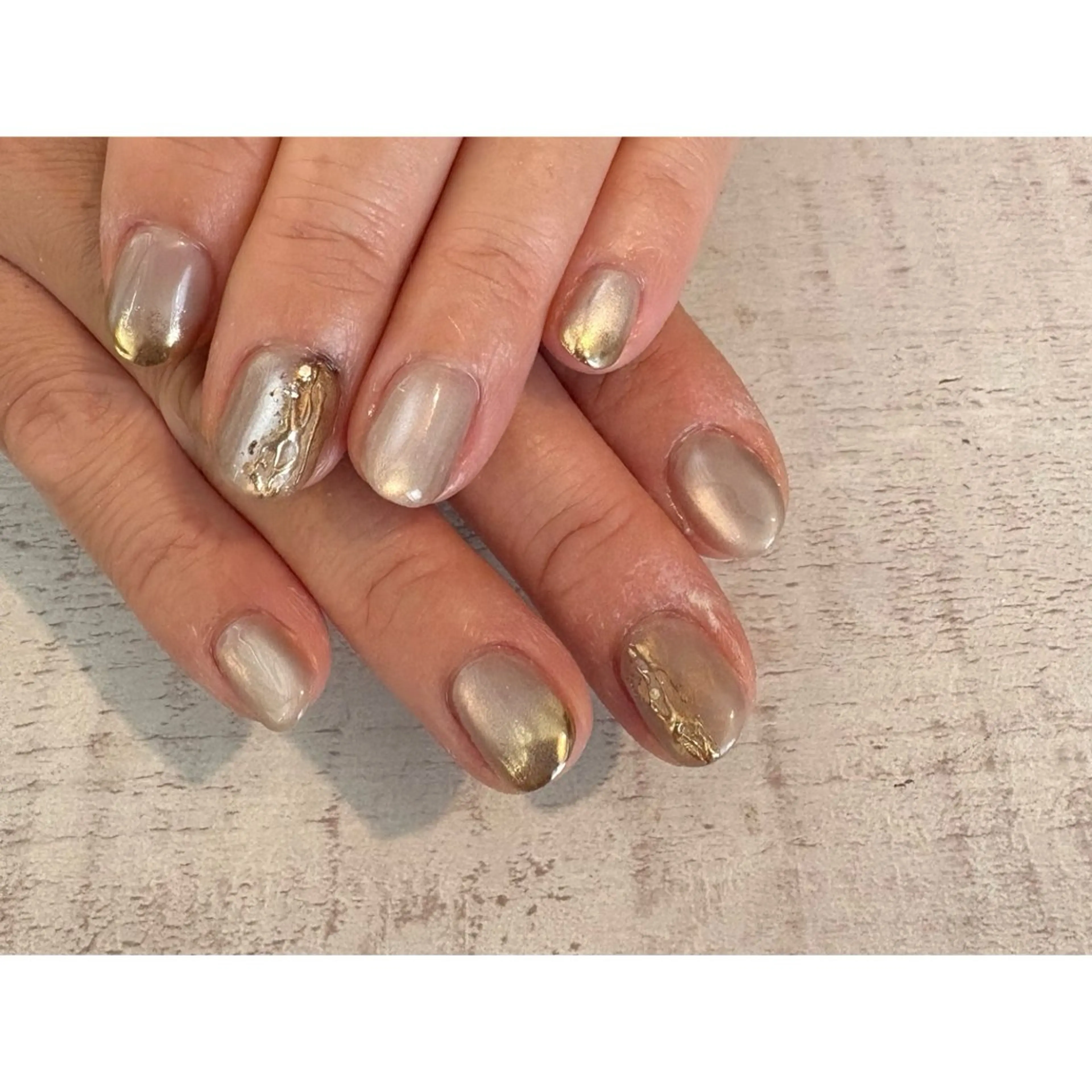 𖥧handジェル simple art(art4本まで)の写真