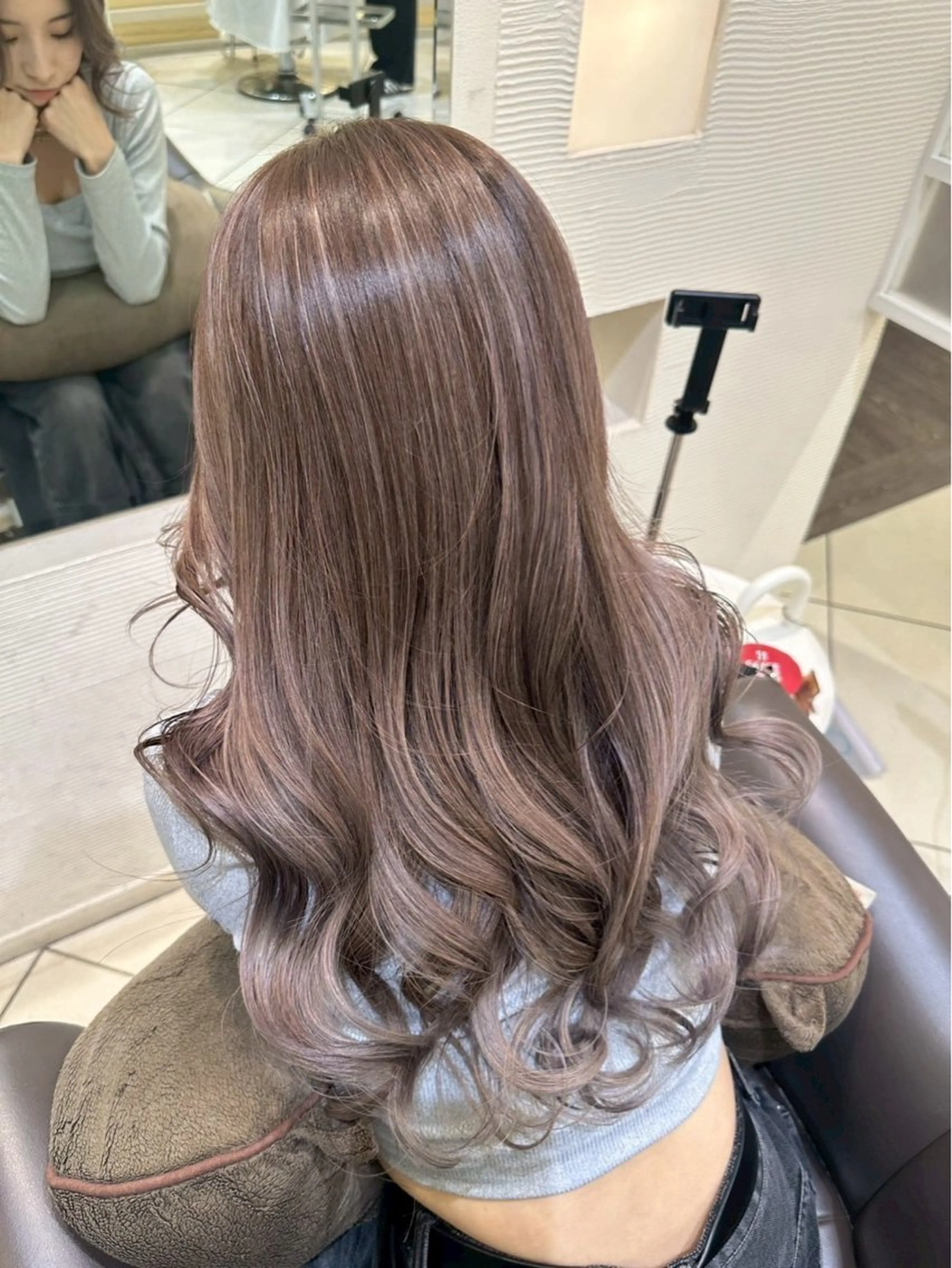 ロング カラー ヘアカラー 縮毛矯正/艶髪/ チホリのヘアスタイル