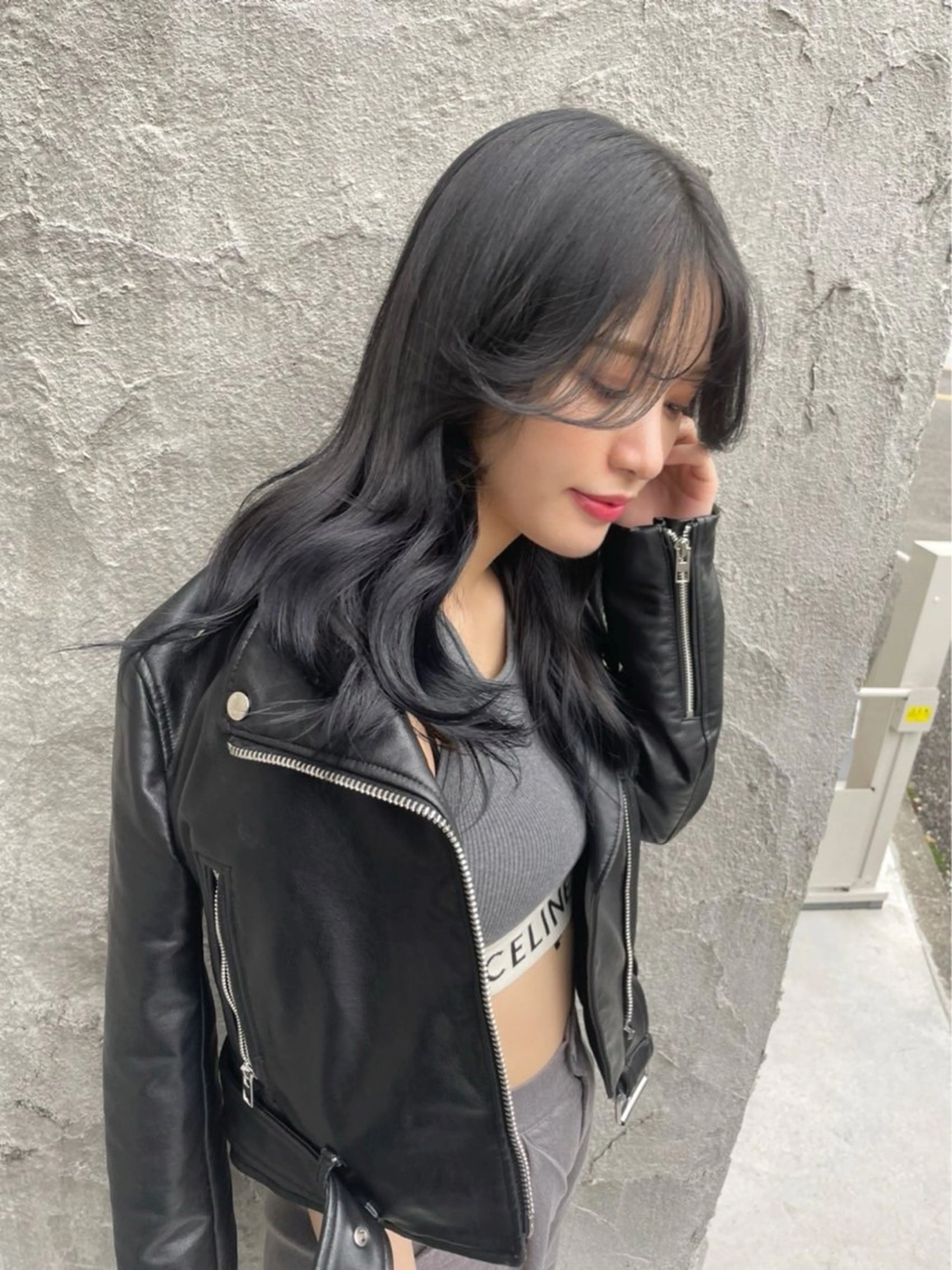 セミロング カラー トリートメント カット ヘアカラー レイヤーカット BLend 渋谷のヘアスタイル