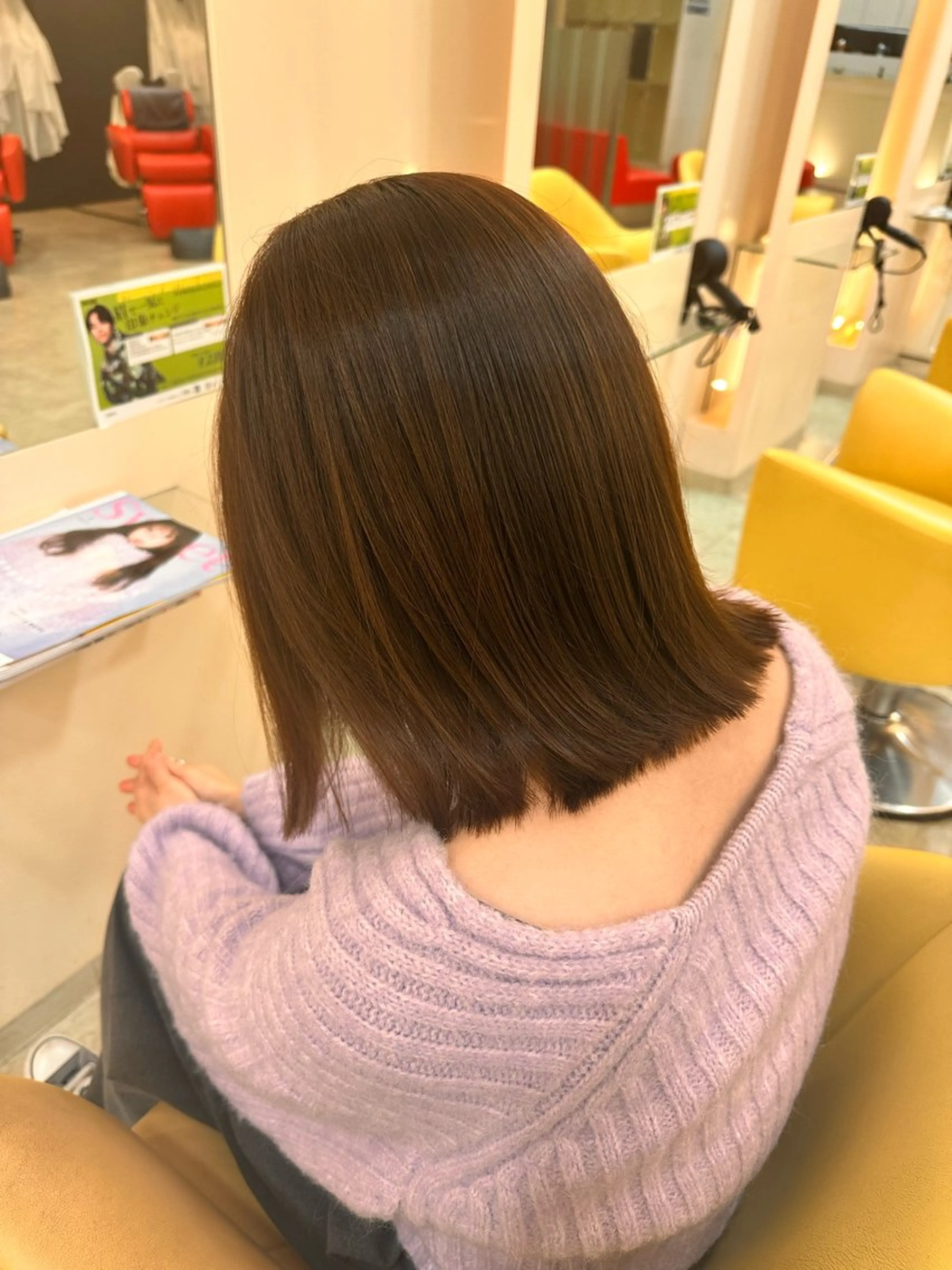 カラー アッシュ ベージュカラー 柴田 舜吏のヘアスタイル