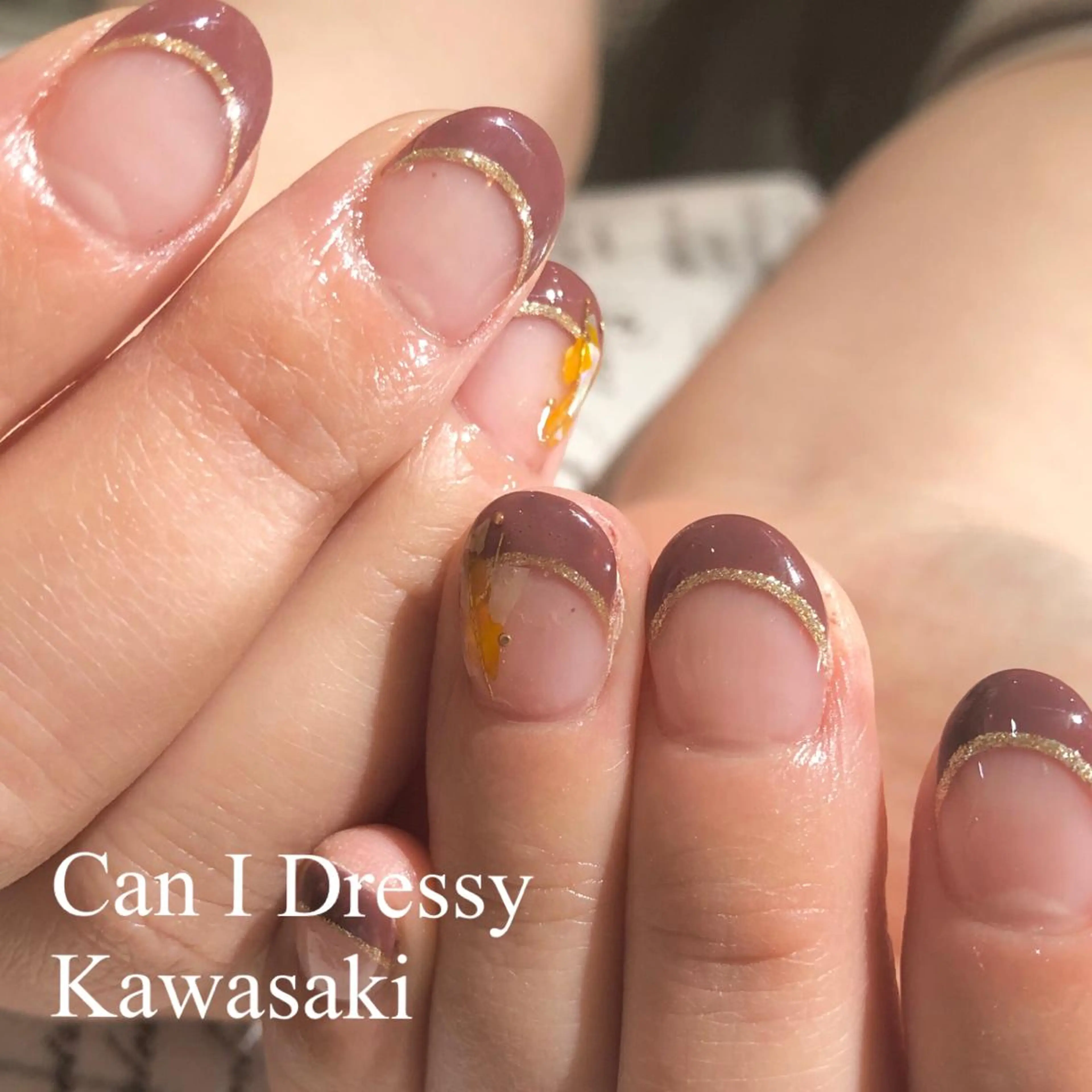 ネイル フレンチネイル ハンドネイル Can I 川崎店 三島 久美子のネイルデザイン