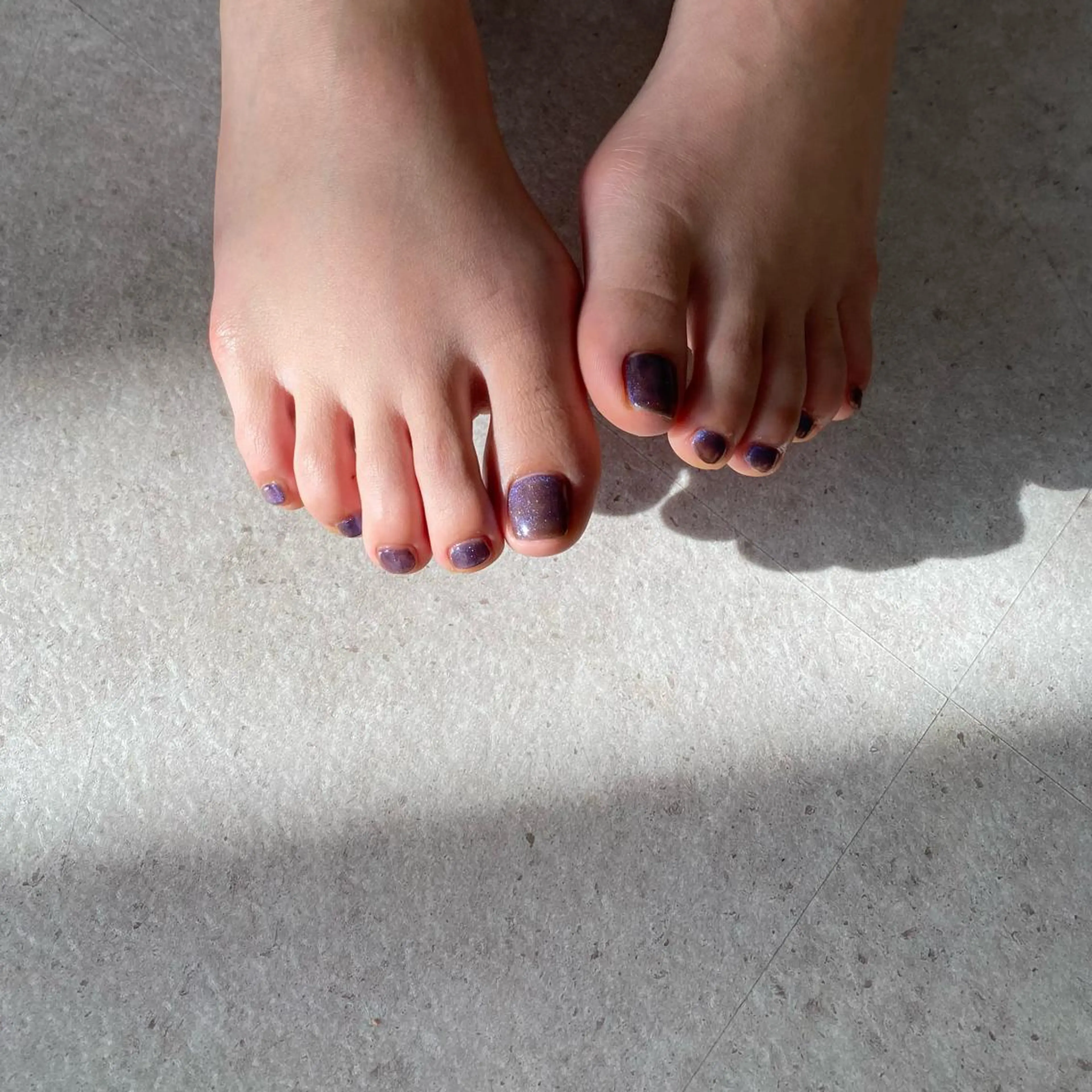 ネイル マグネットネイル フットネイル NUE rico / ニュアンスネイルのネイルデザイン