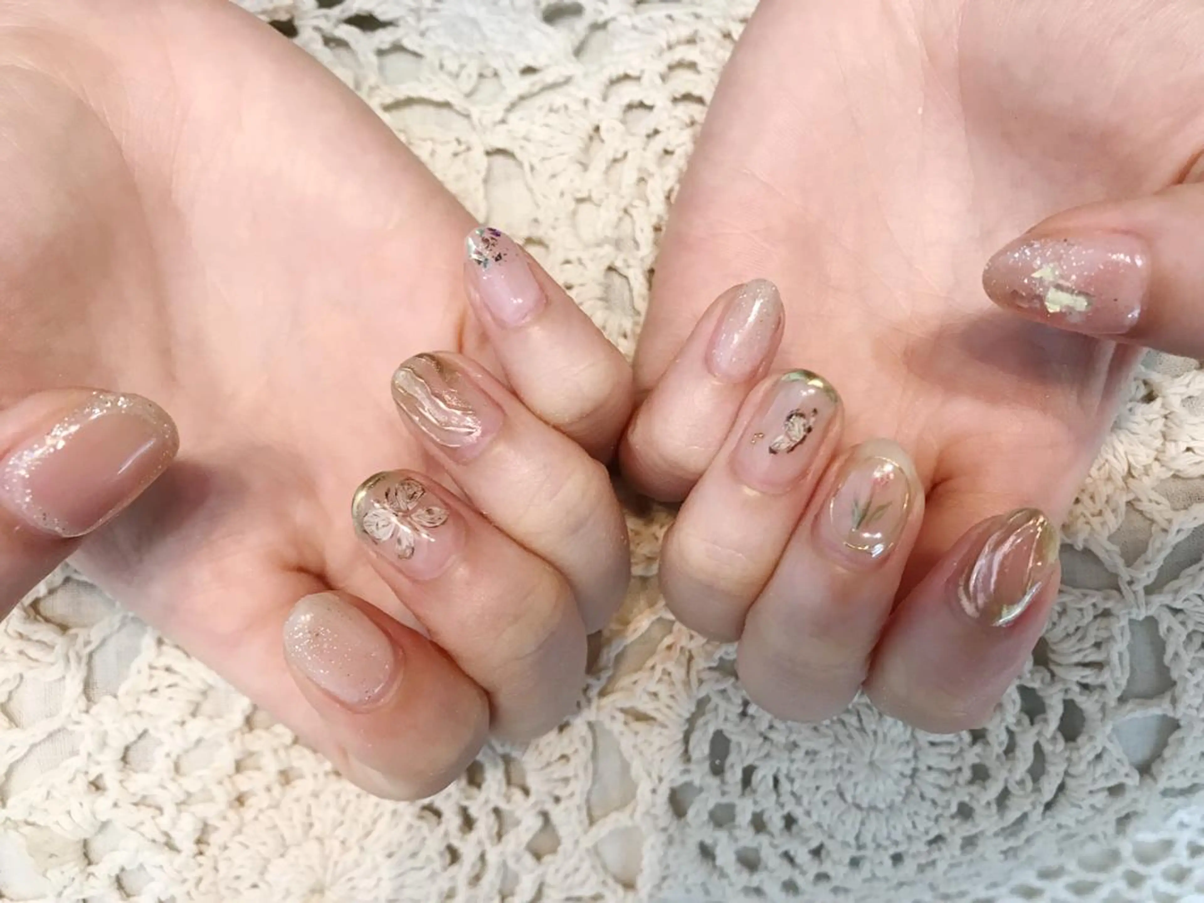 ネイル ハンドネイル フットネイル rebon＊ natsukiのネイルデザイン